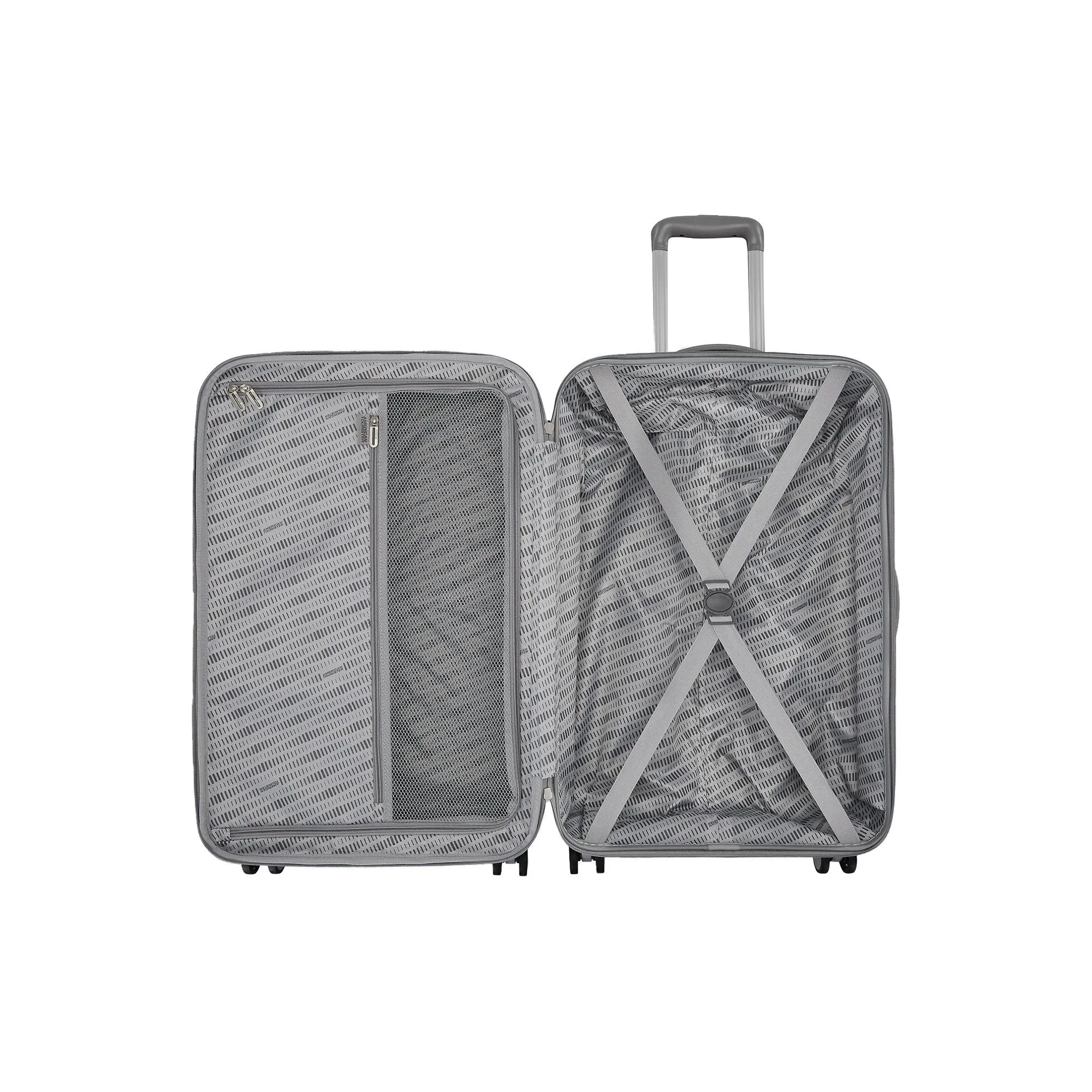 American Tourister Samsonite Color Splash 20" Hardside Expandable Spinner Luggage - SILVER ONE SIZE