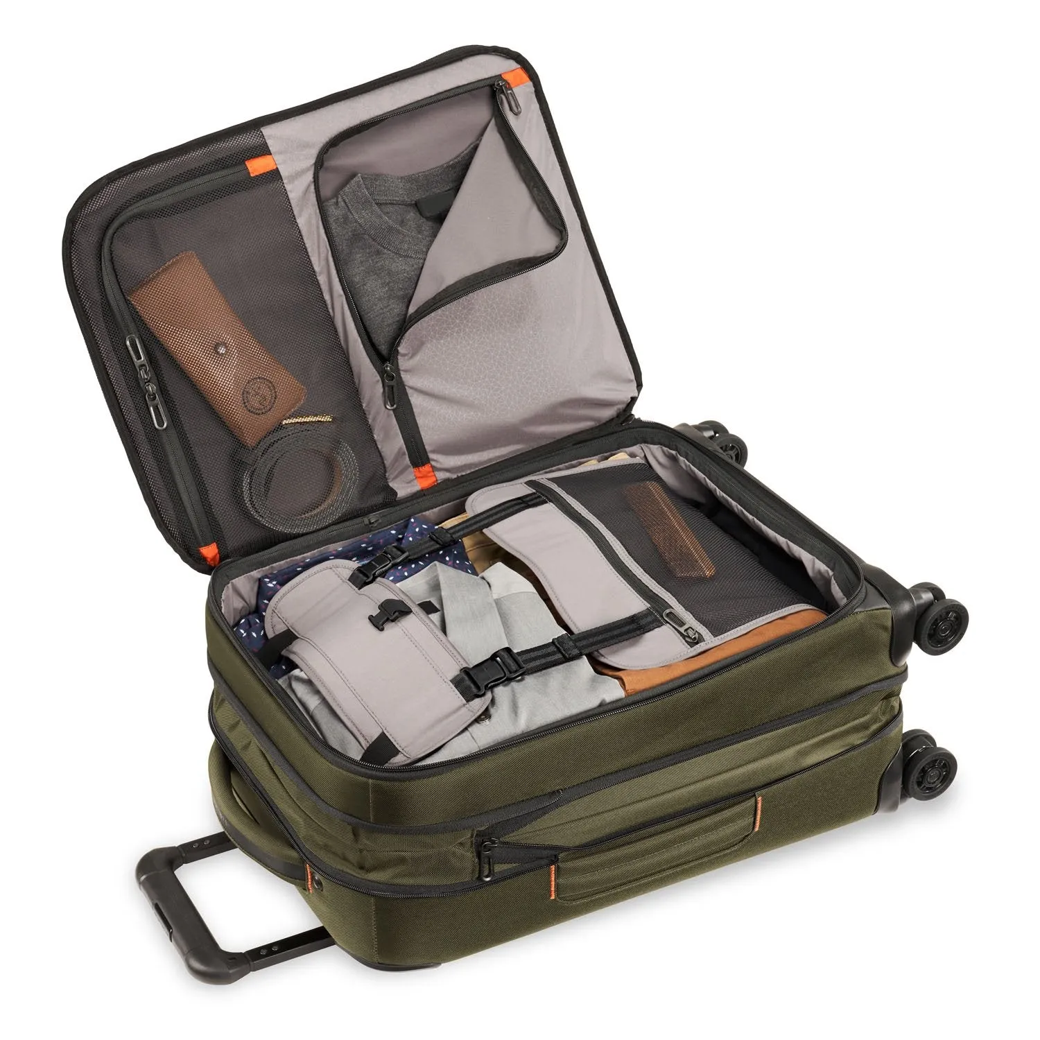 Briggs & Riley ZDX Domestic Carry-on Expandable Spinner Hunter