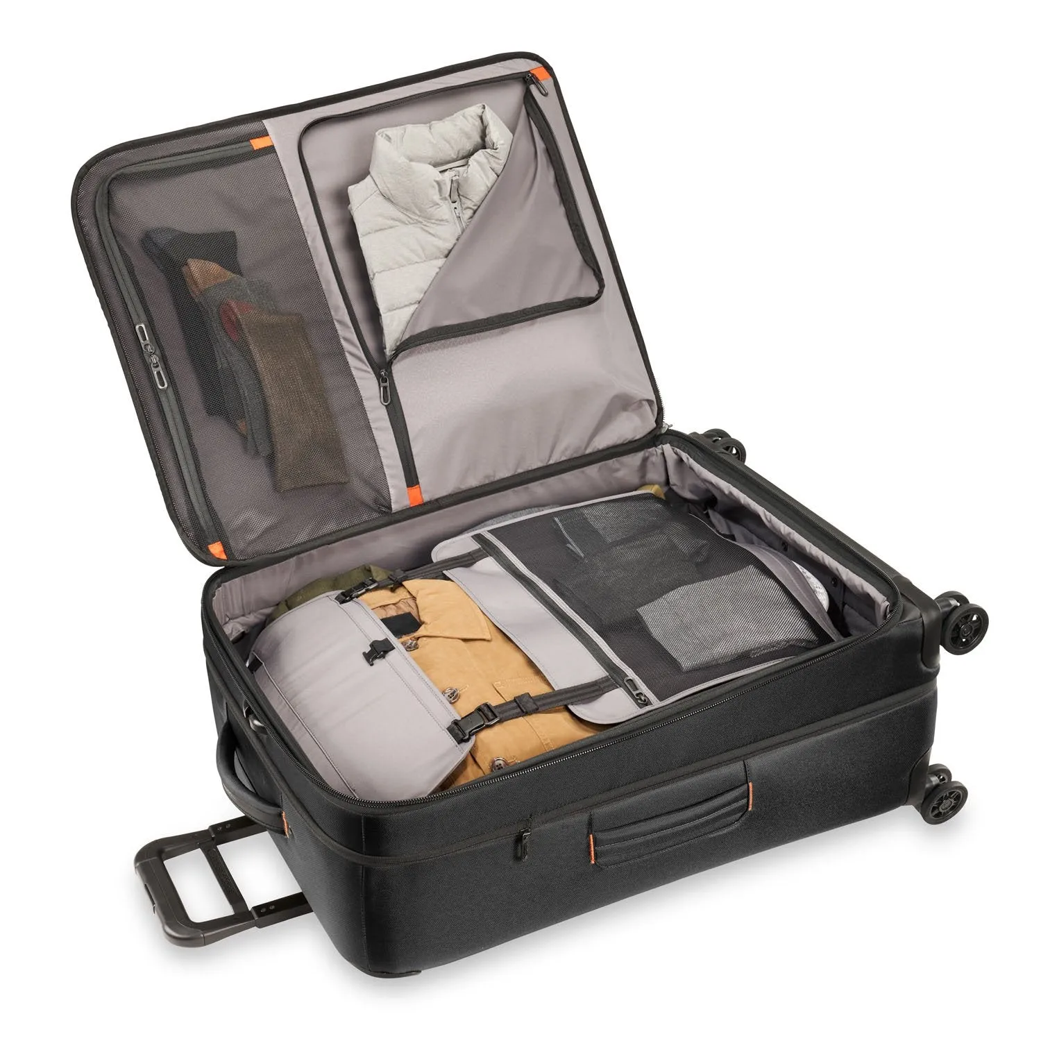 Briggs & Riley ZDX Large Expandable Spinner Luggage Black