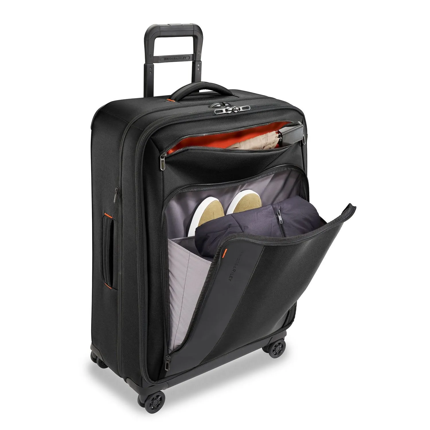 Briggs & Riley ZDX Large Expandable Spinner Luggage Black