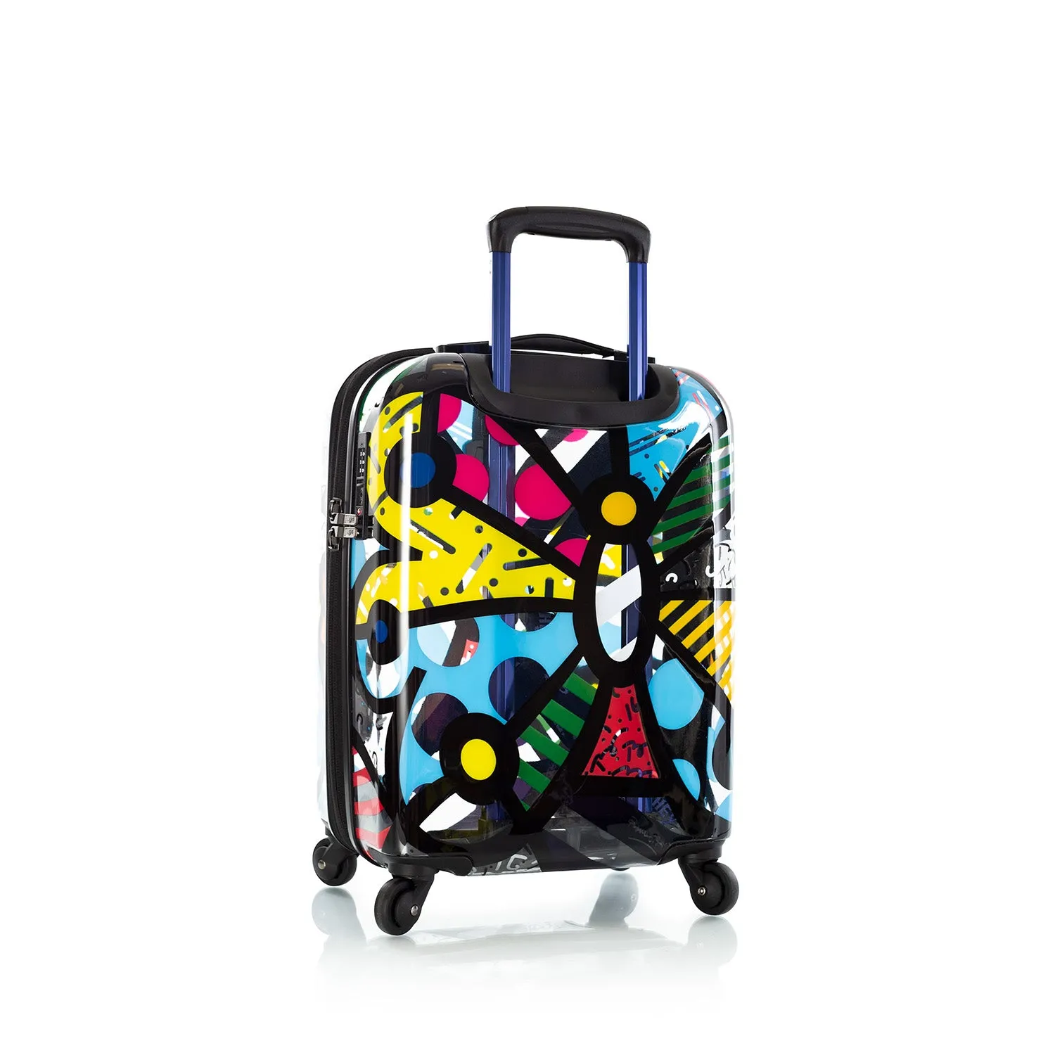 Britto - Butterfly Transparent 21 Inch Carry-on - The Art of Modern Travel™
