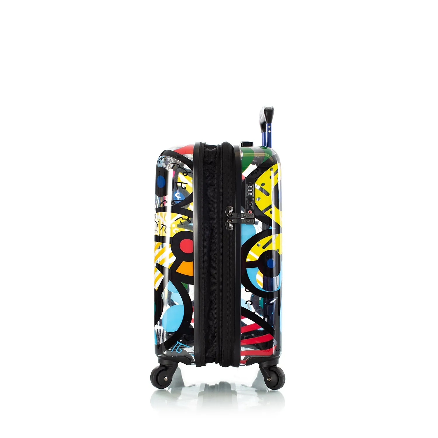 Britto - Butterfly Transparent 21 Inch Carry-on - The Art of Modern Travel™