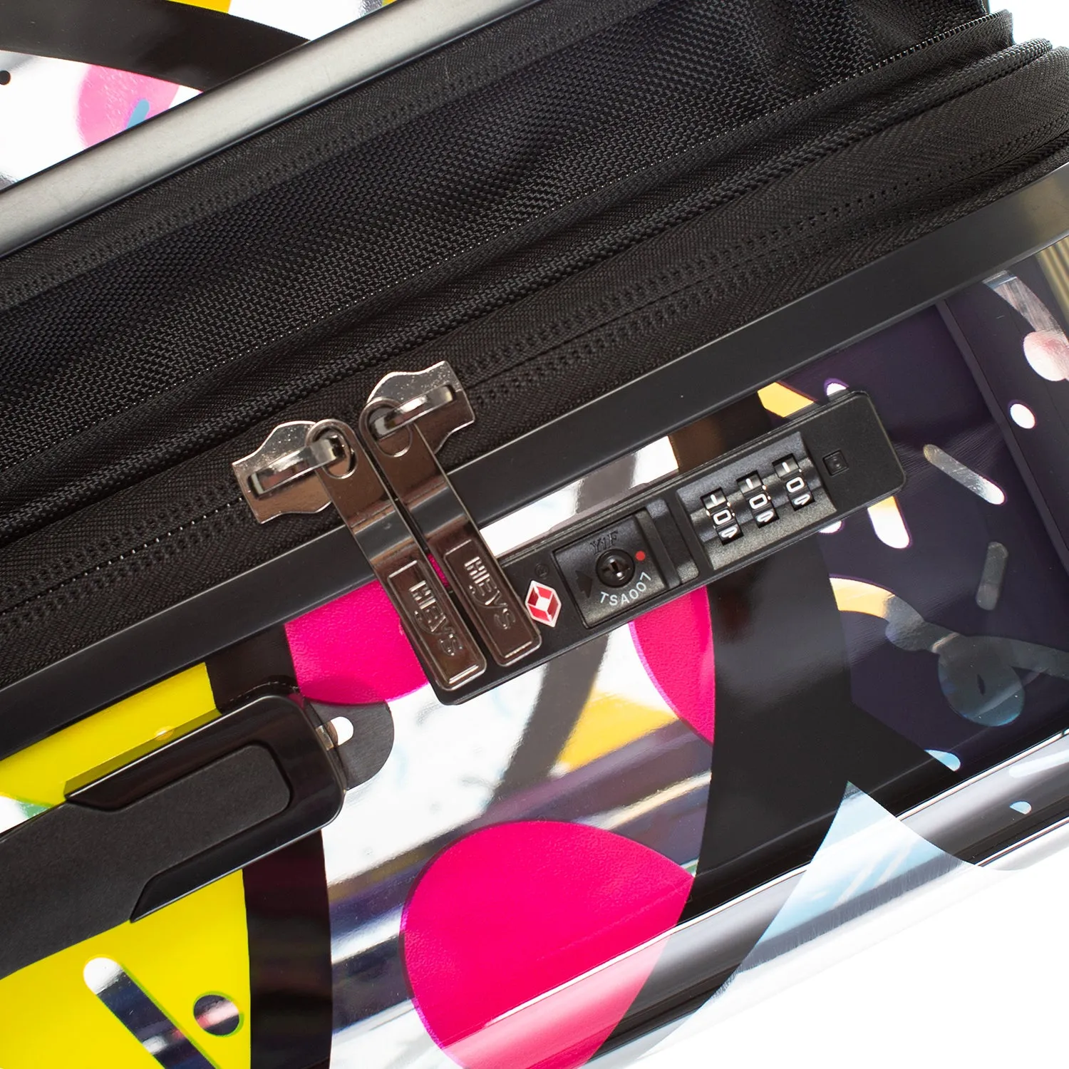Britto - Butterfly Transparent 21 Inch Carry-on - The Art of Modern Travel™