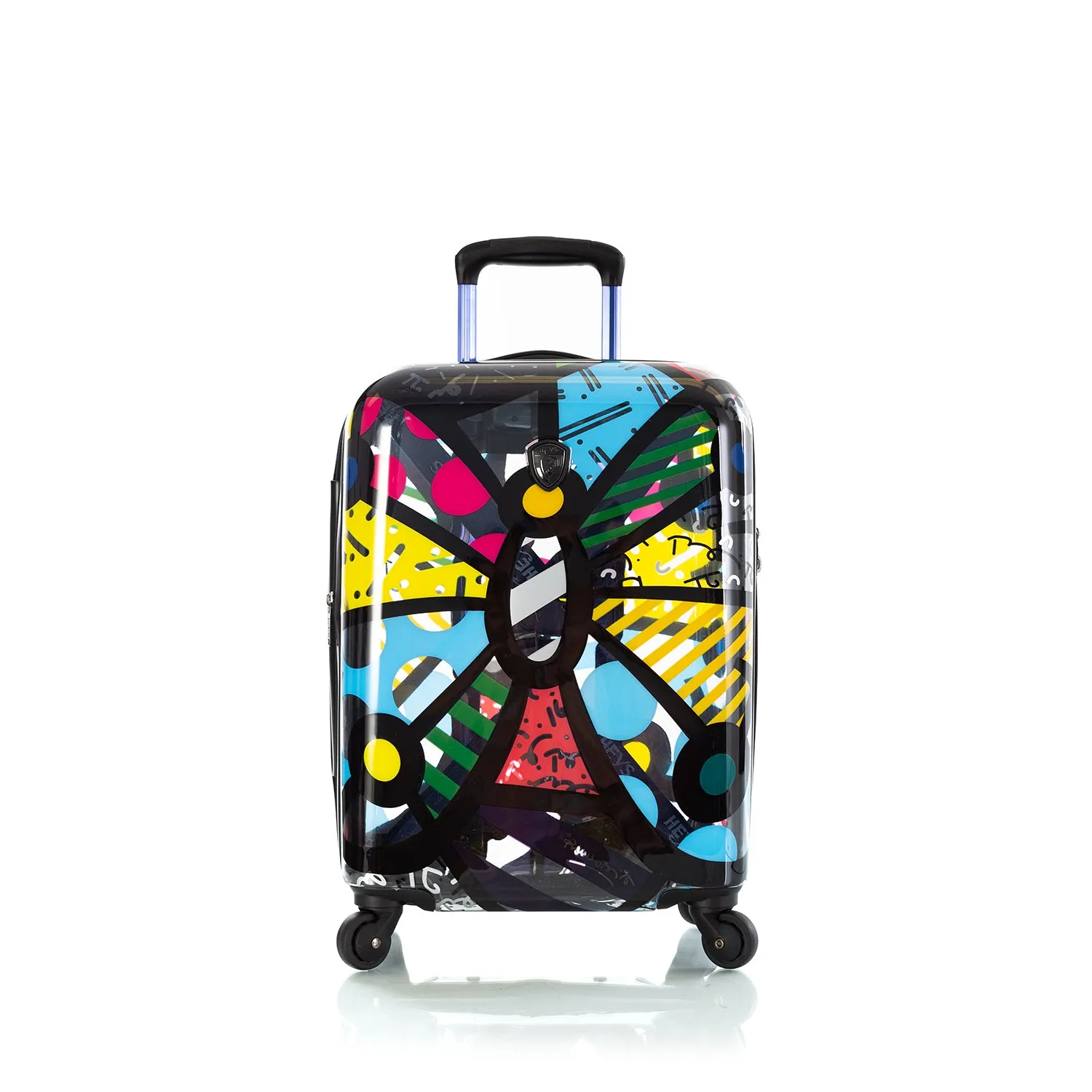 Britto - Butterfly Transparent 21 Inch Carry-on - The Art of Modern Travel™