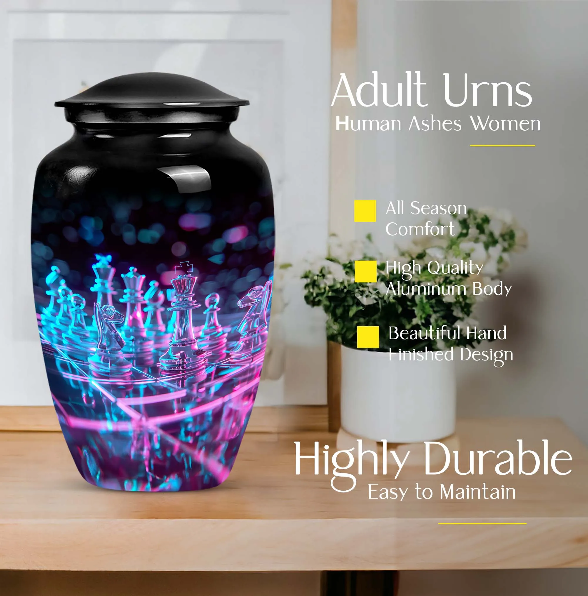 Chess Game Cremation Urn - A Unique Approach to Memorial Urn