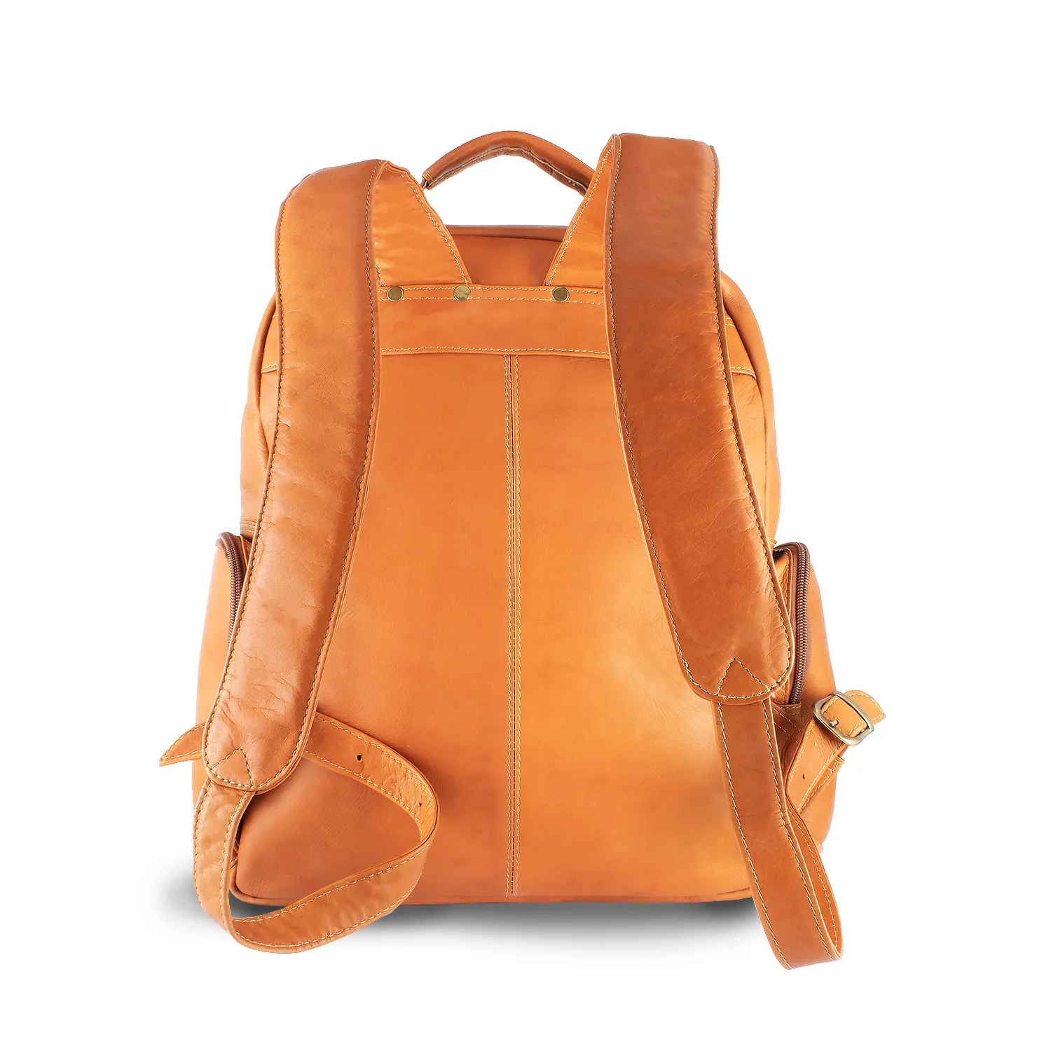 DayTrekr Leather Deluxe Organizer Backpack