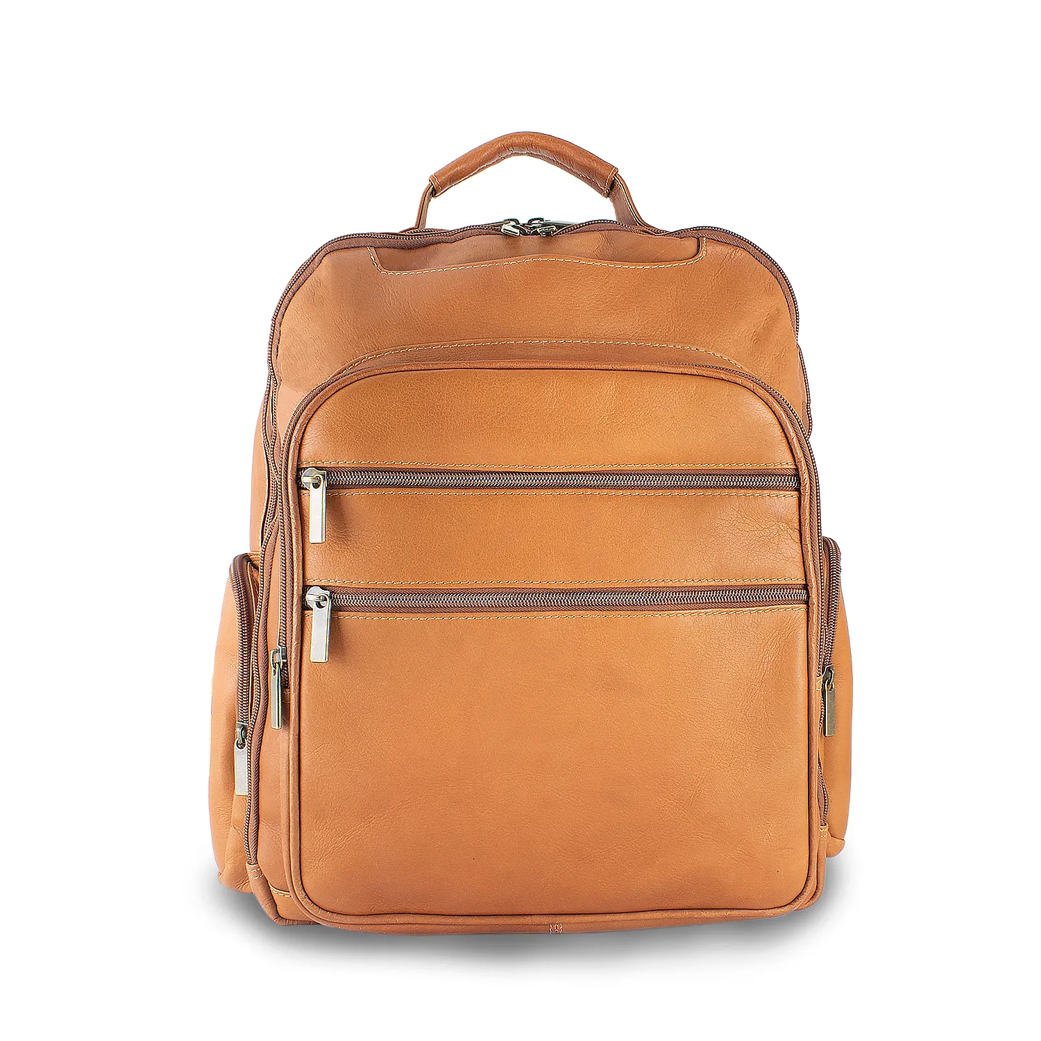 DayTrekr Leather Deluxe Organizer Backpack