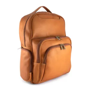 DayTrekr Leather Multi-Pocket Backpack