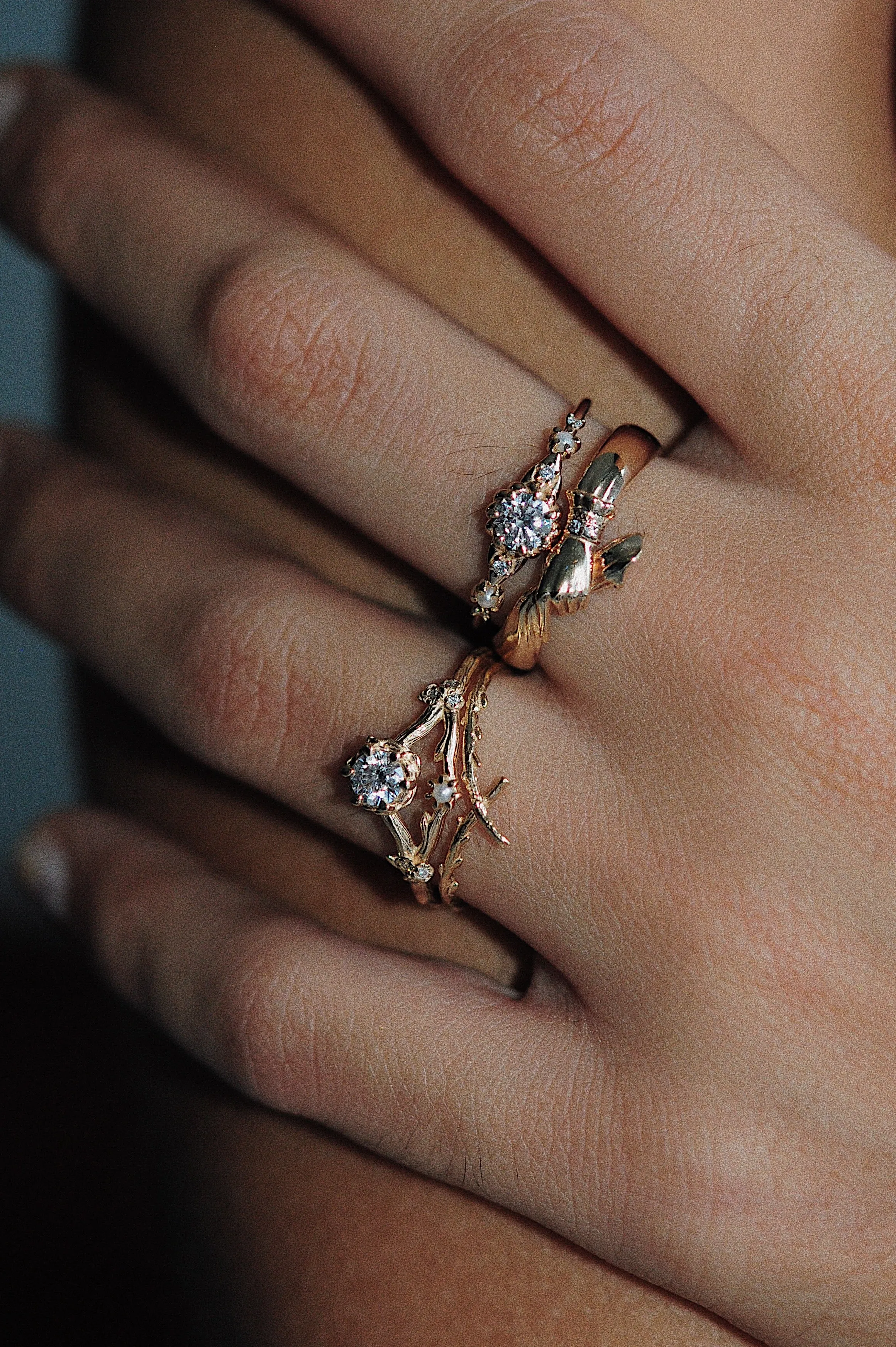 Diamond Frida Ring - READY-TO-SHIP