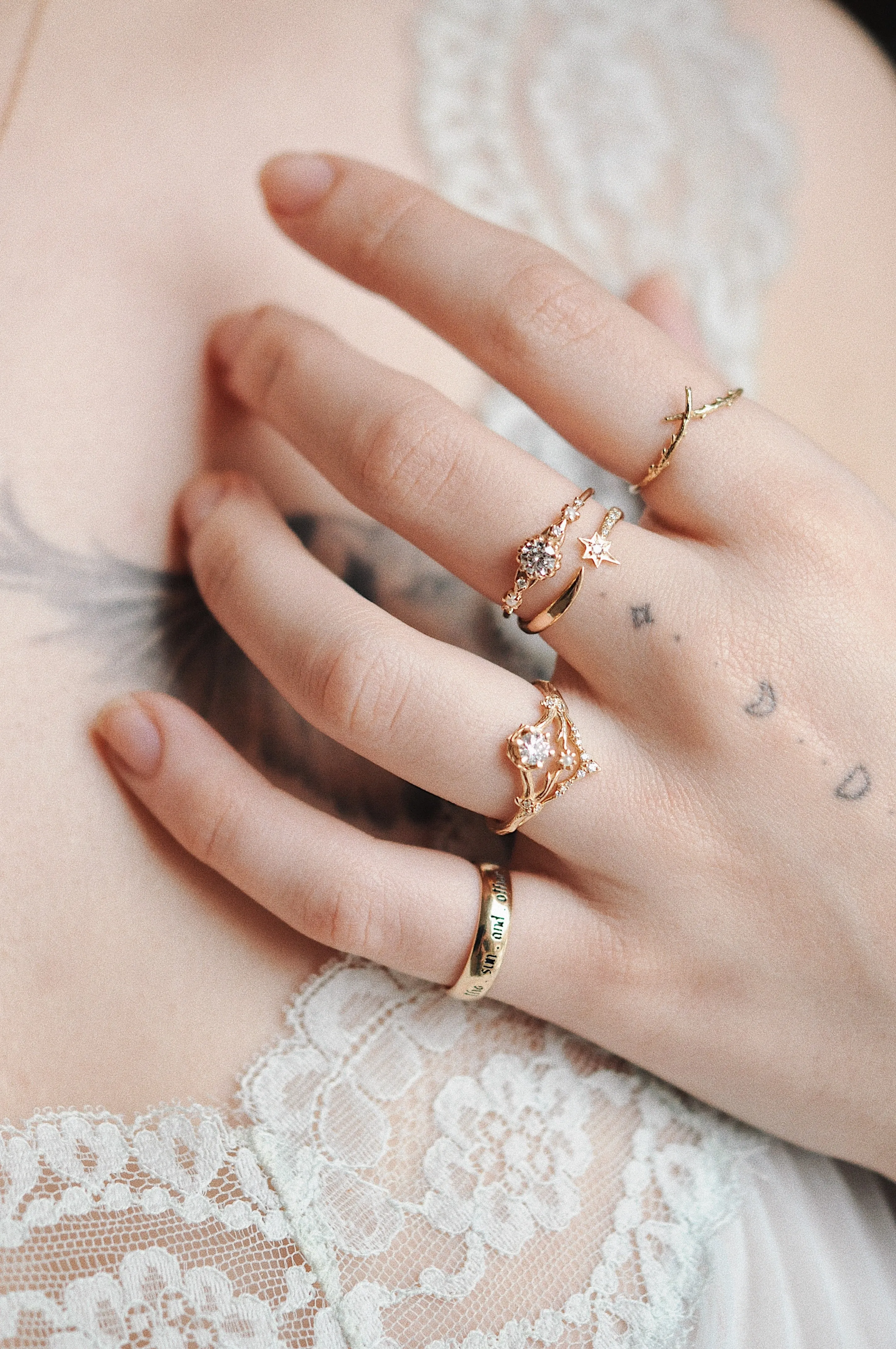 Diamond Frida Ring - READY-TO-SHIP