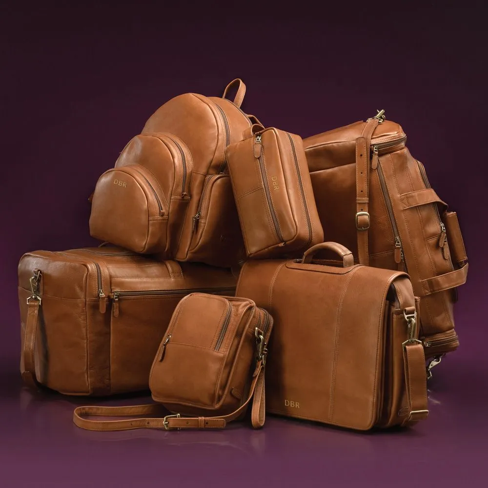 Dorado Leather Gadget Travel Bag