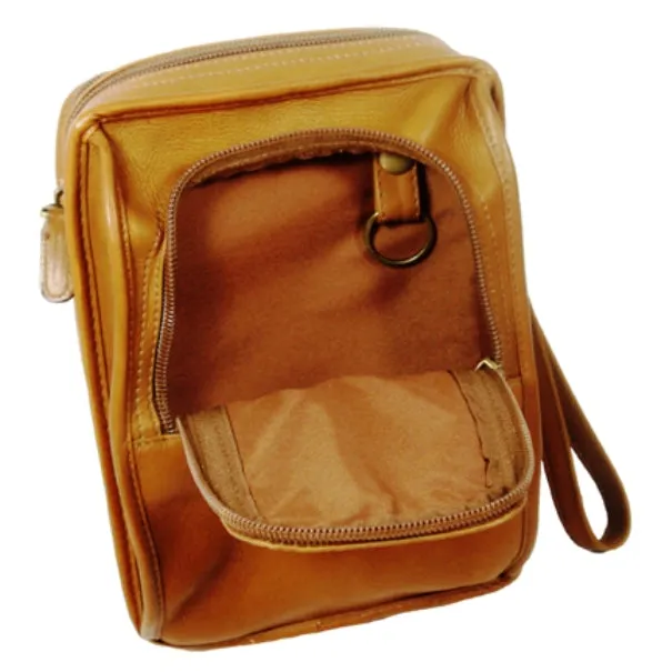 Dorado Leather Gadget Travel Bag