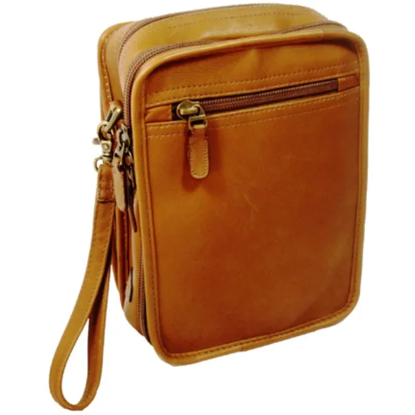 Dorado Leather Gadget Travel Bag