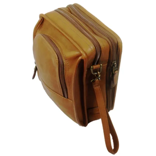 Dorado Leather Gadget Travel Bag