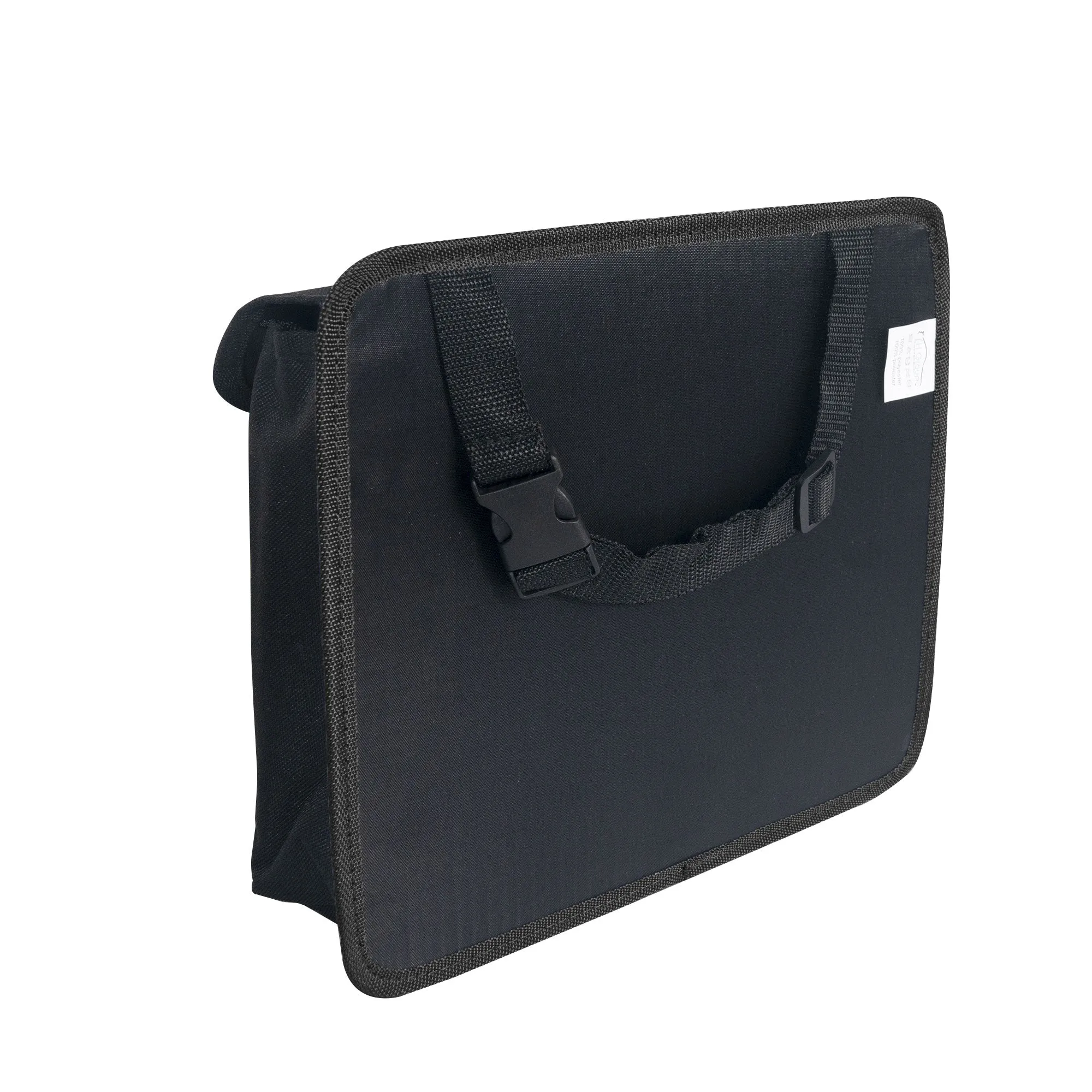E-Z Travel Hanging Car Organizer with Tissue Dispenser Black