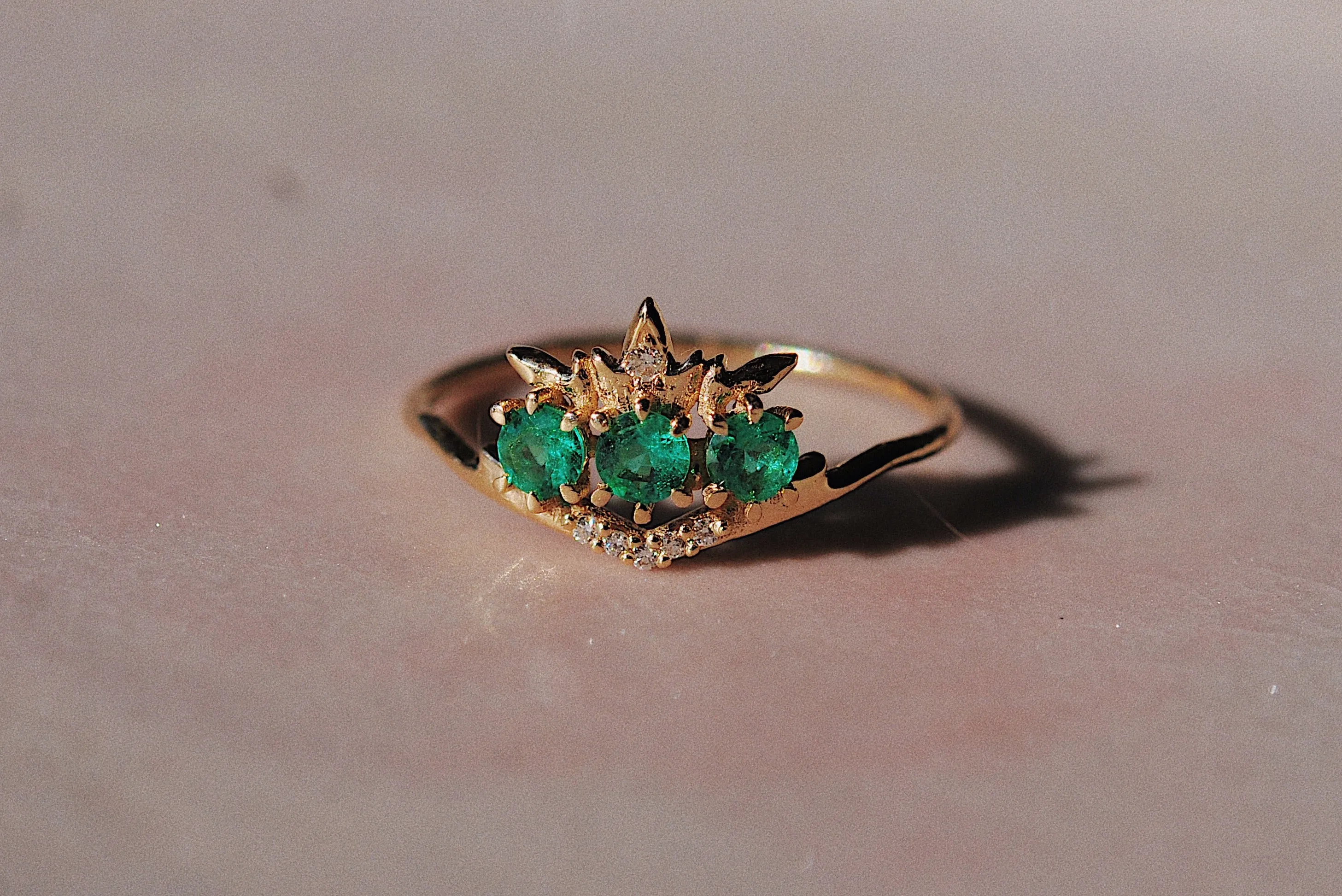 Emerald Theophany Ring - READY-TO-SHIP