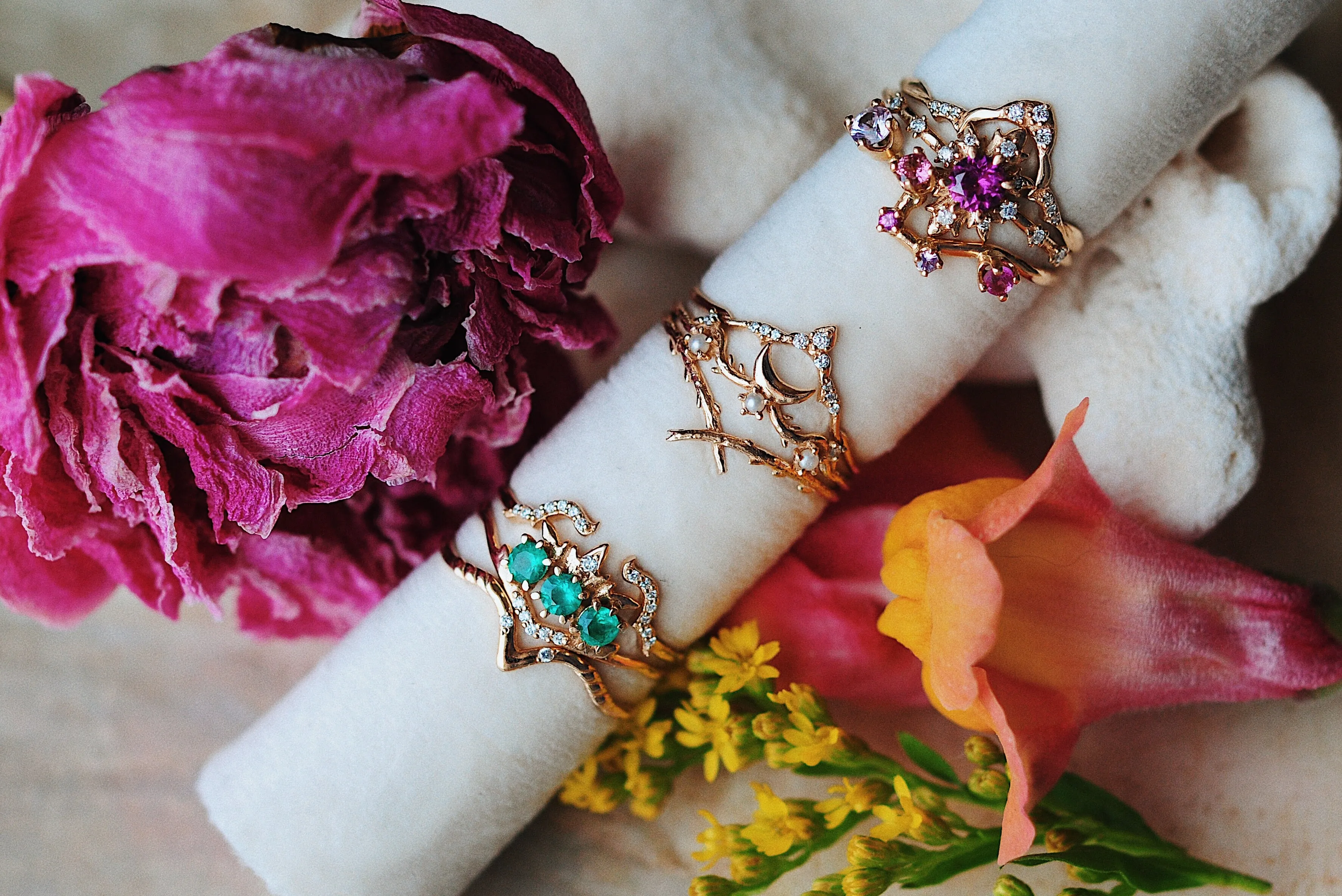 Emerald Theophany Ring - READY-TO-SHIP