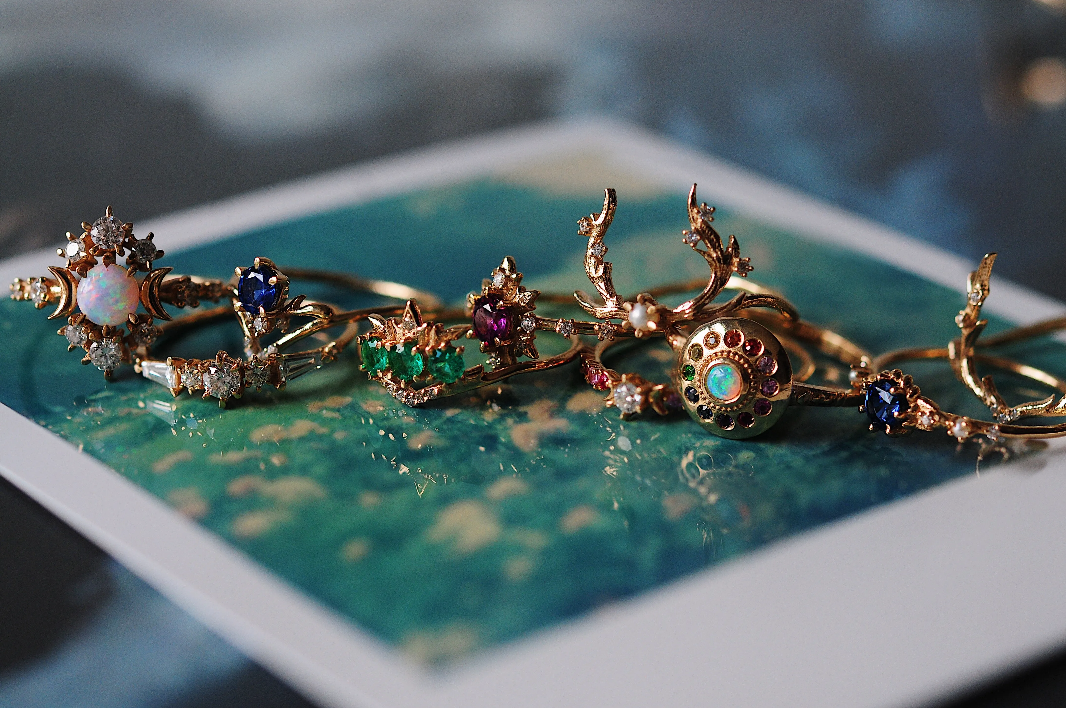 Emerald Theophany Ring - READY-TO-SHIP
