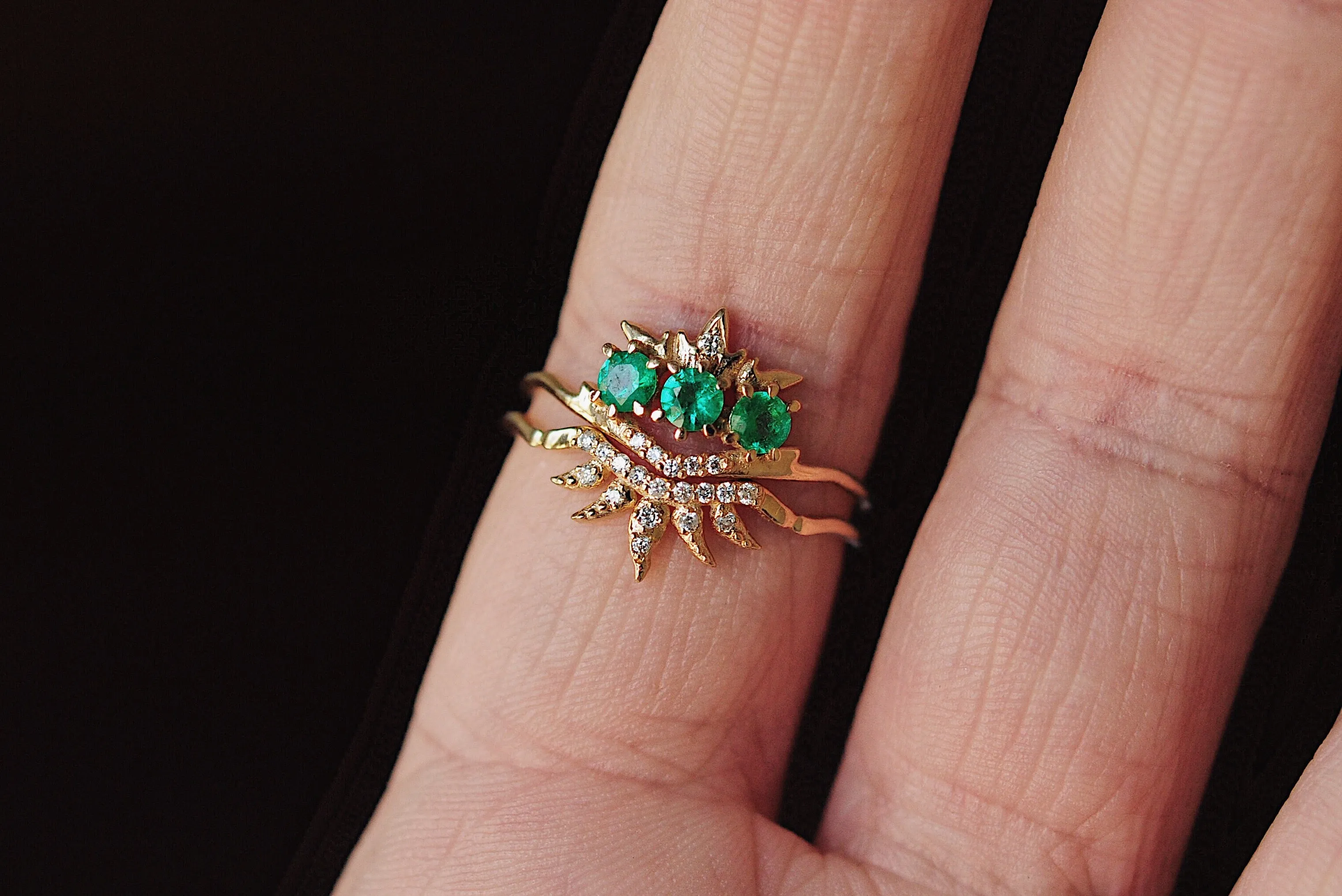 Emerald Theophany Ring - READY-TO-SHIP
