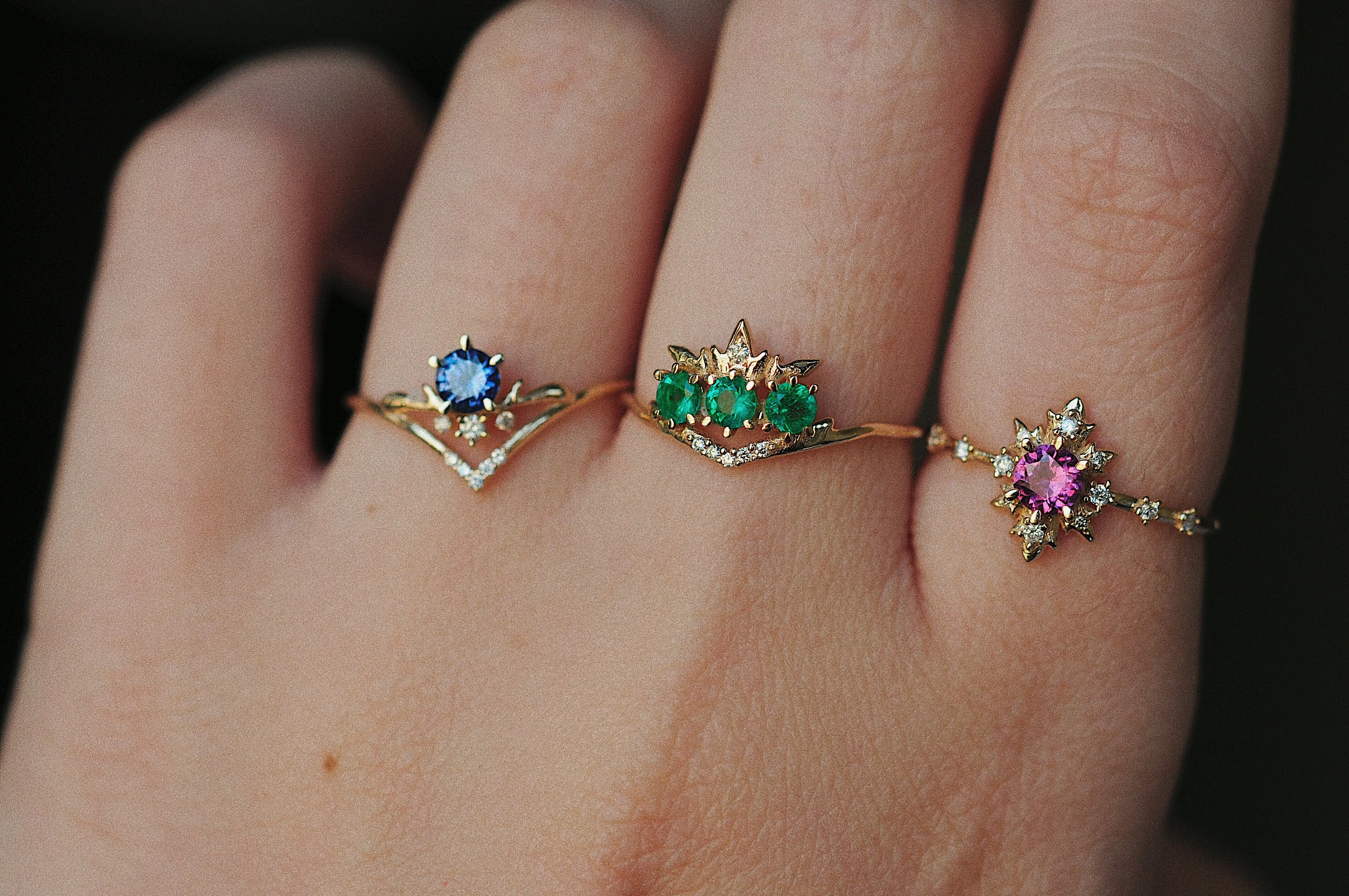 Emerald Theophany Ring - READY-TO-SHIP