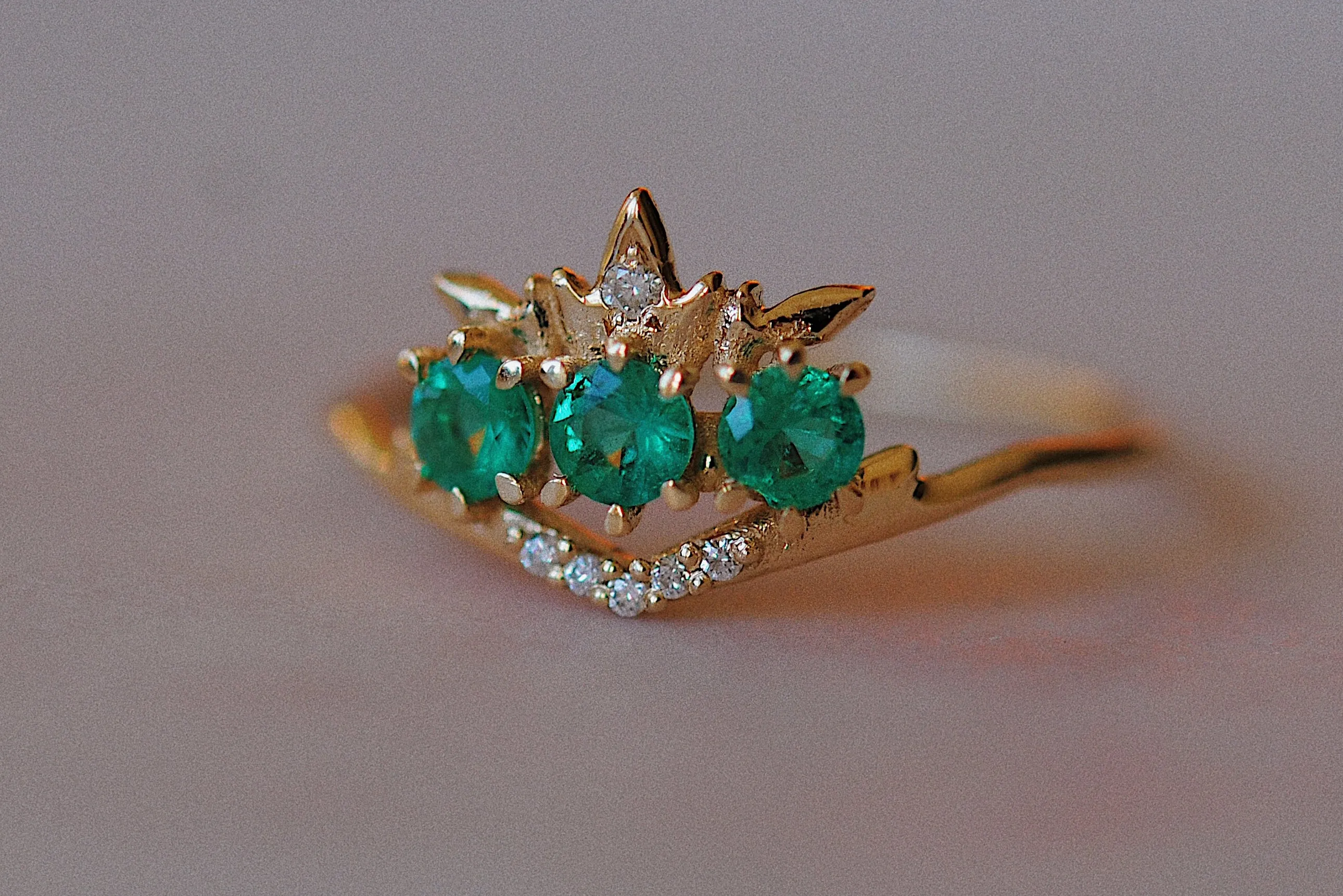 Emerald Theophany Ring - READY-TO-SHIP