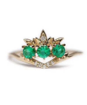 Emerald Theophany Ring - READY-TO-SHIP