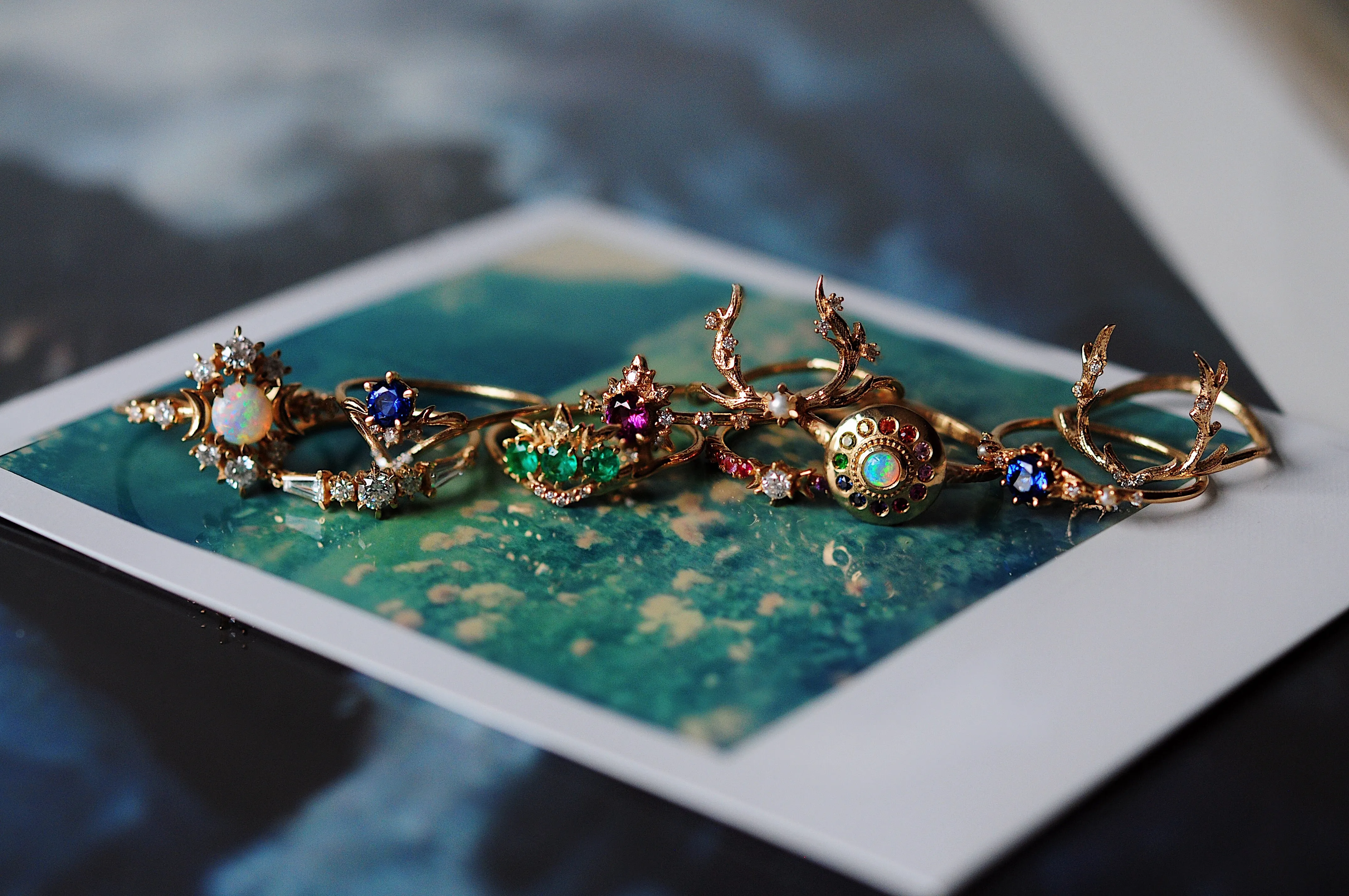 Emerald Theophany Ring - READY-TO-SHIP