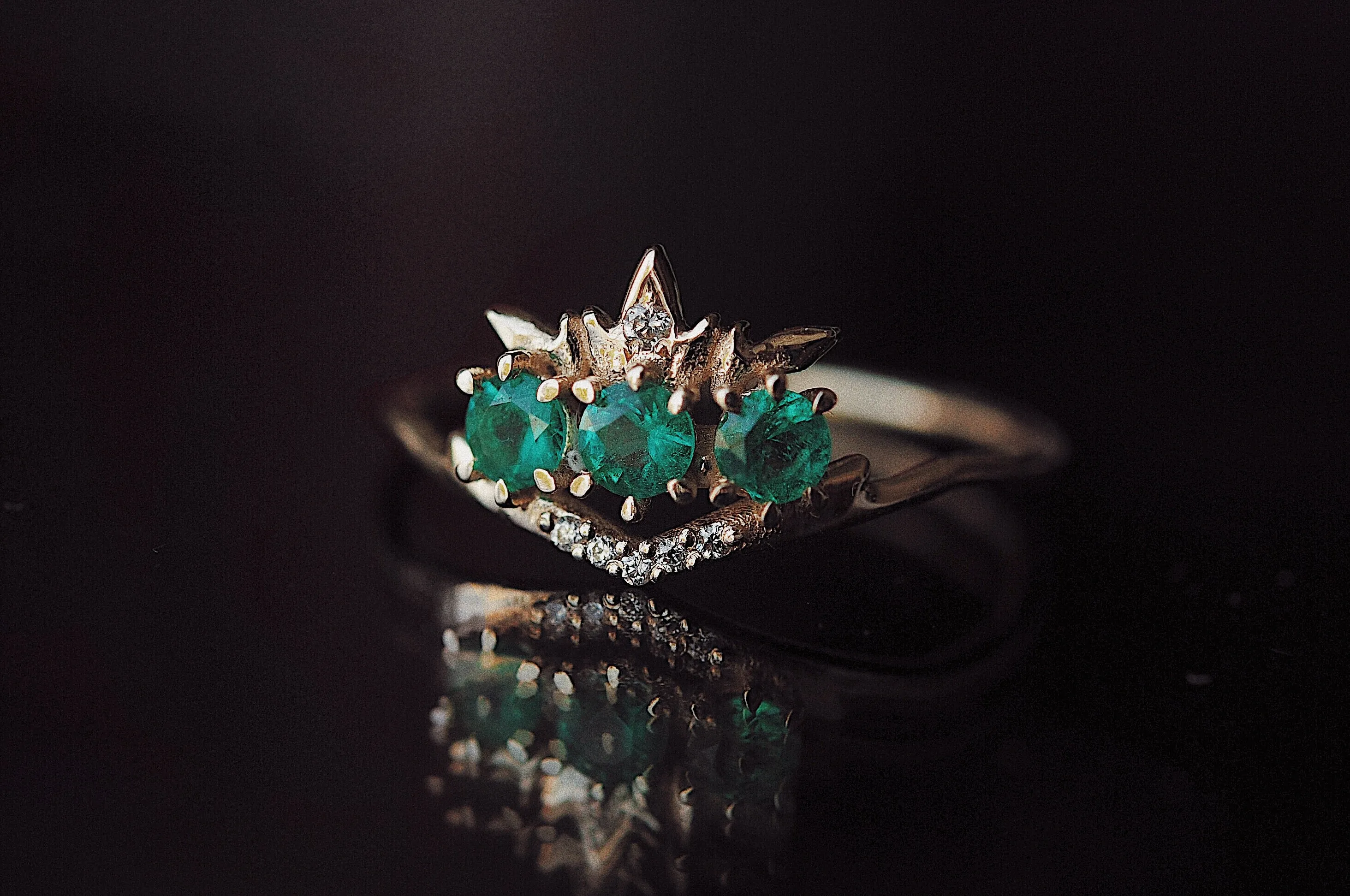 Emerald Theophany Ring - READY-TO-SHIP