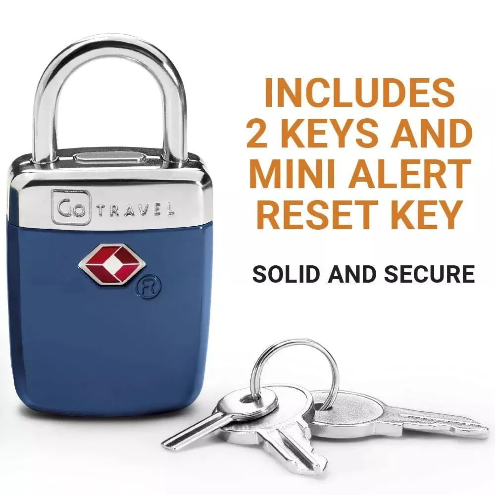 Go Travel Alert Key Padlock TSA
