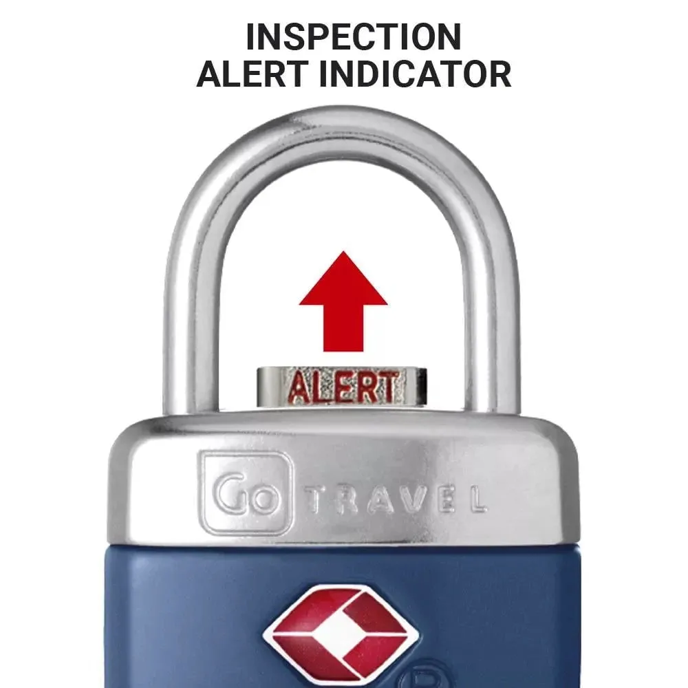 Go Travel Alert Key Padlock TSA