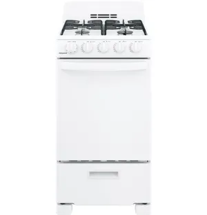 HOTPOINT® 20" FRONT-CONTROL FREE-STANDING GAS RANGE WITH SEALED BURNERS