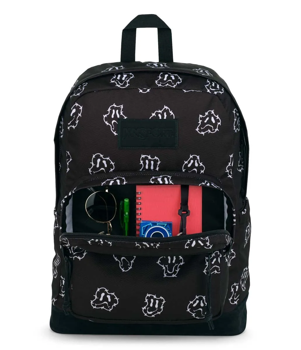 JanSport Right Pack Backpack - Barbed Wire Buddy Black White