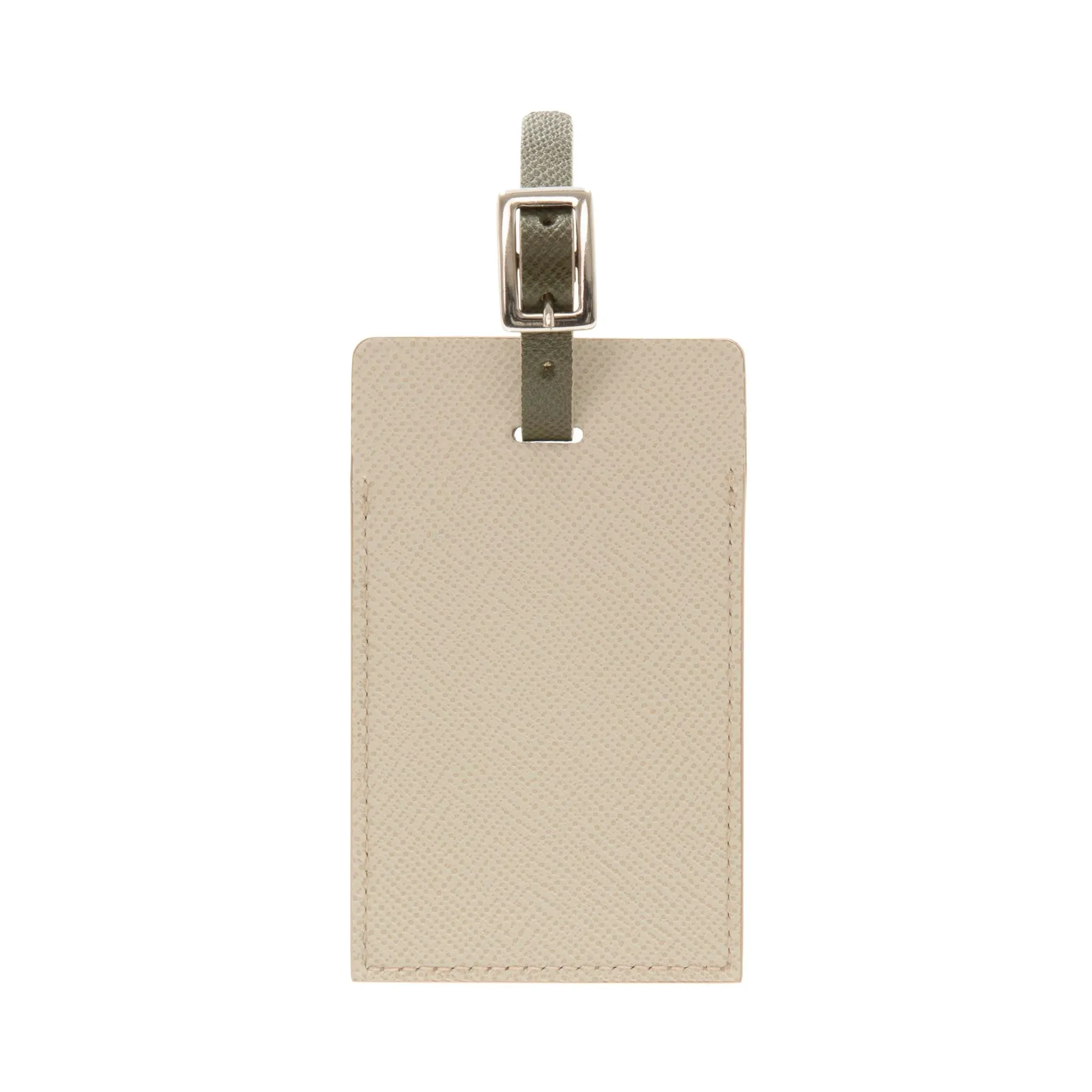Jet · Luggage Tag | London Stone/Ivory/Dark Green/Chrome