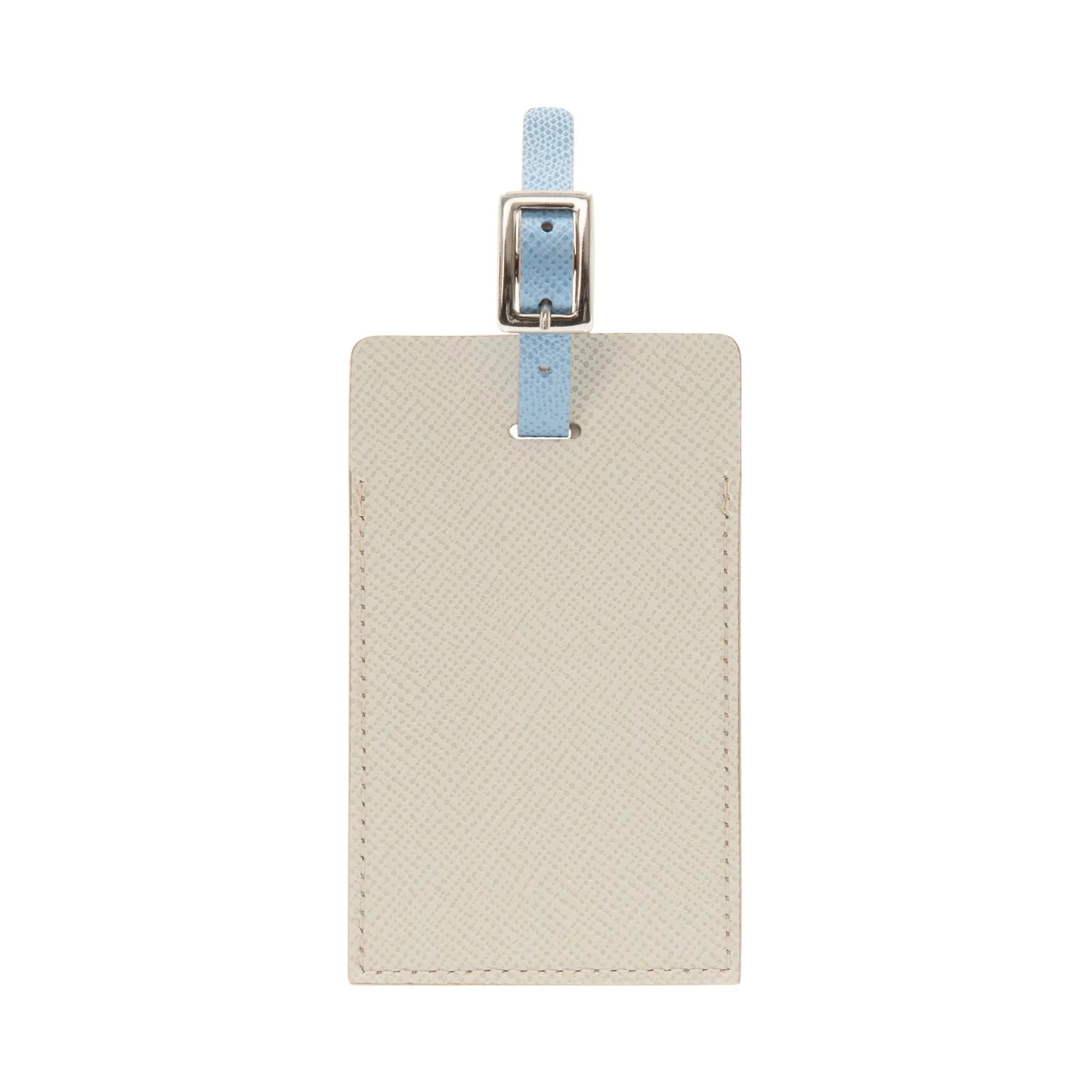 Jet · Luggage Tag | Yellow/Ivory/Baby Blue/Chrome