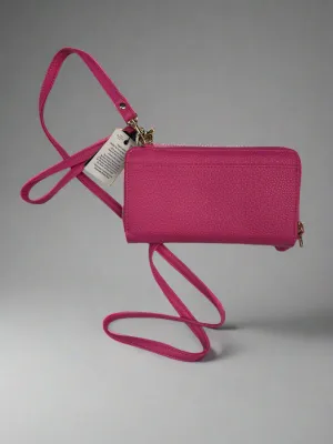 Julia Buxton Textured RFID Ultimate Double Zip Organizer Wallet Bag