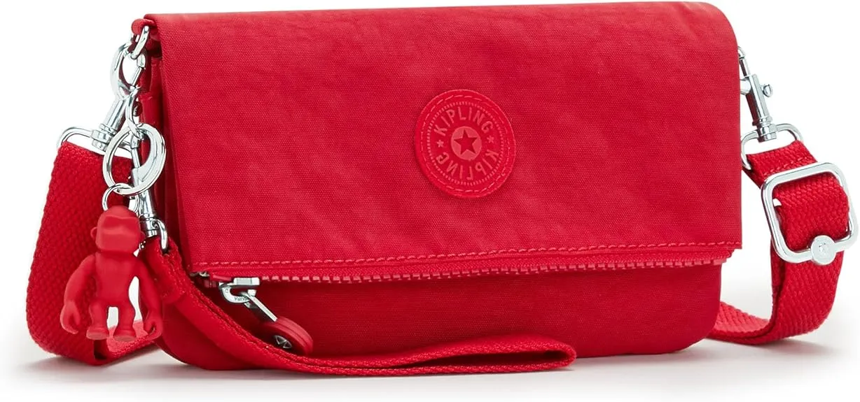 Kipling Lynne  Convertible Crossbody Bag - Red Rouge