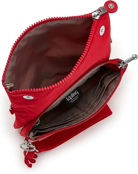 Kipling Lynne  Convertible Crossbody Bag - Red Rouge