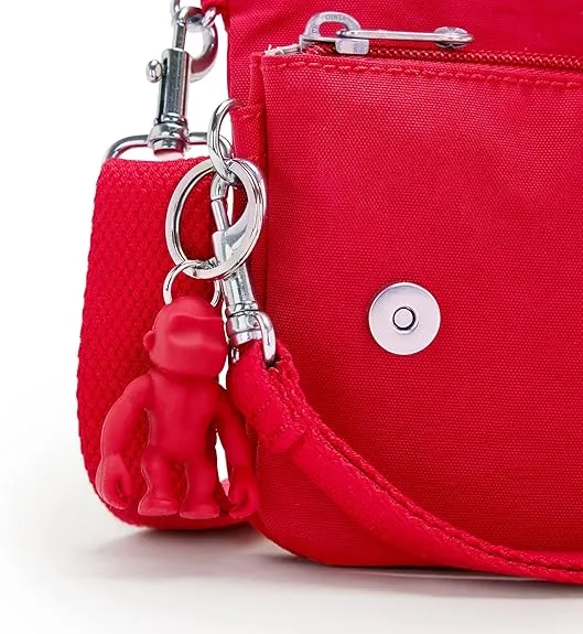 Kipling Lynne  Convertible Crossbody Bag - Red Rouge