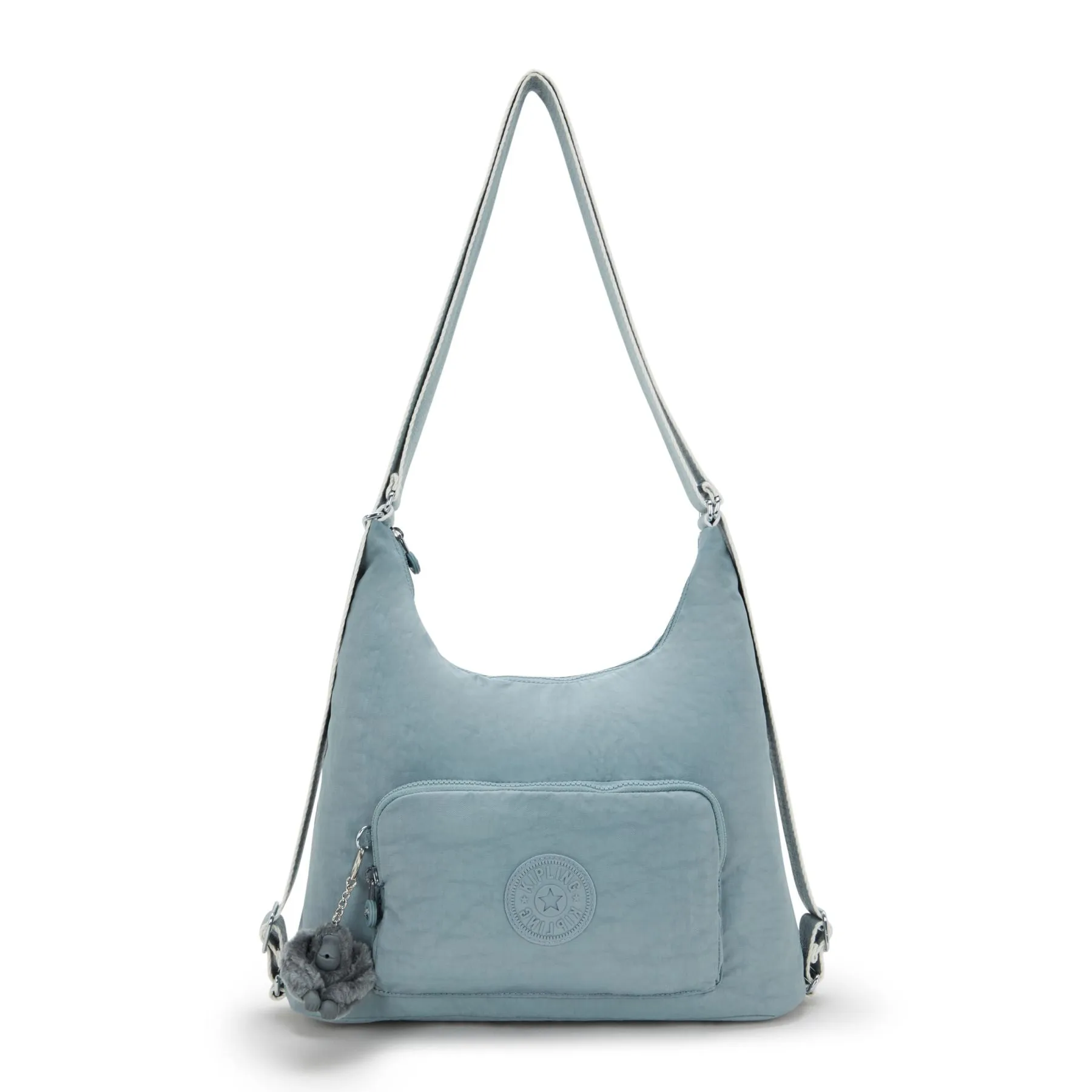 Kipling Yenna Convertible Shoulder Bag Backpack - Relaxed Grey