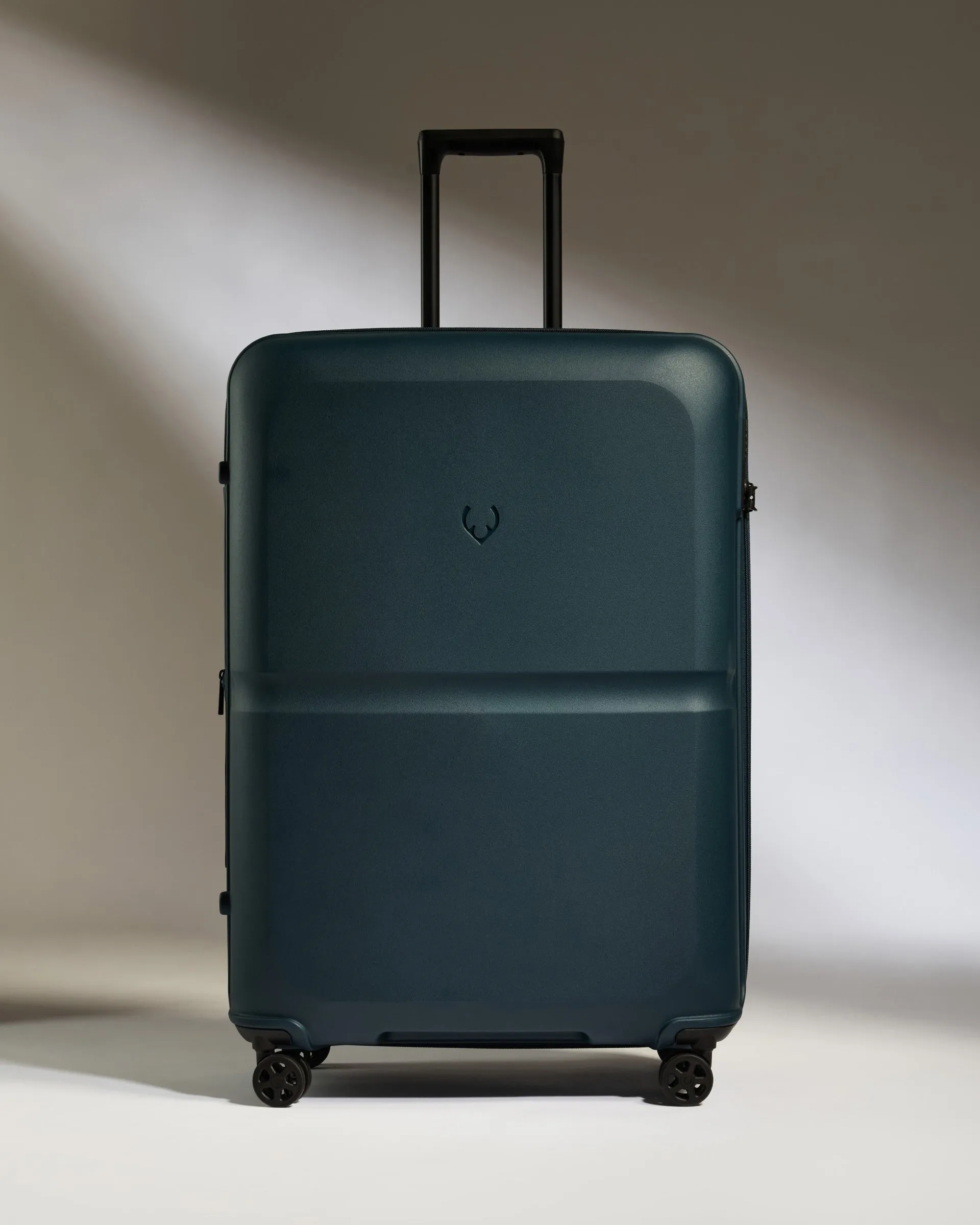 Large Luggage in Indigo Blue - Single Stripe