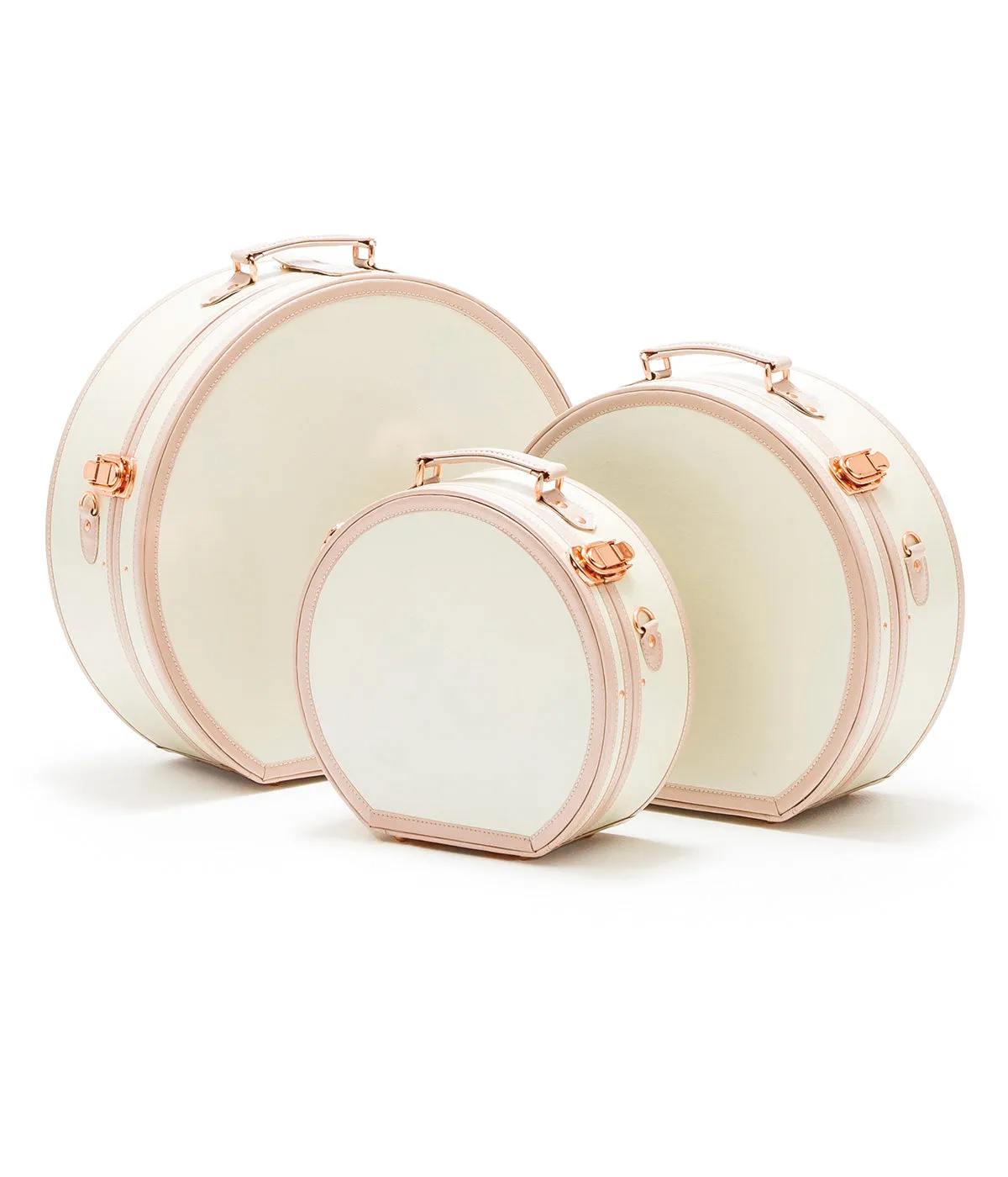Minimalism Large Hat Box - Cream White's