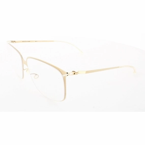 Mykita Unisex Eyeglasses - Glossy Gold Metal Square Frame | LITE-PEPPI-GLOSSY-GOLD 013