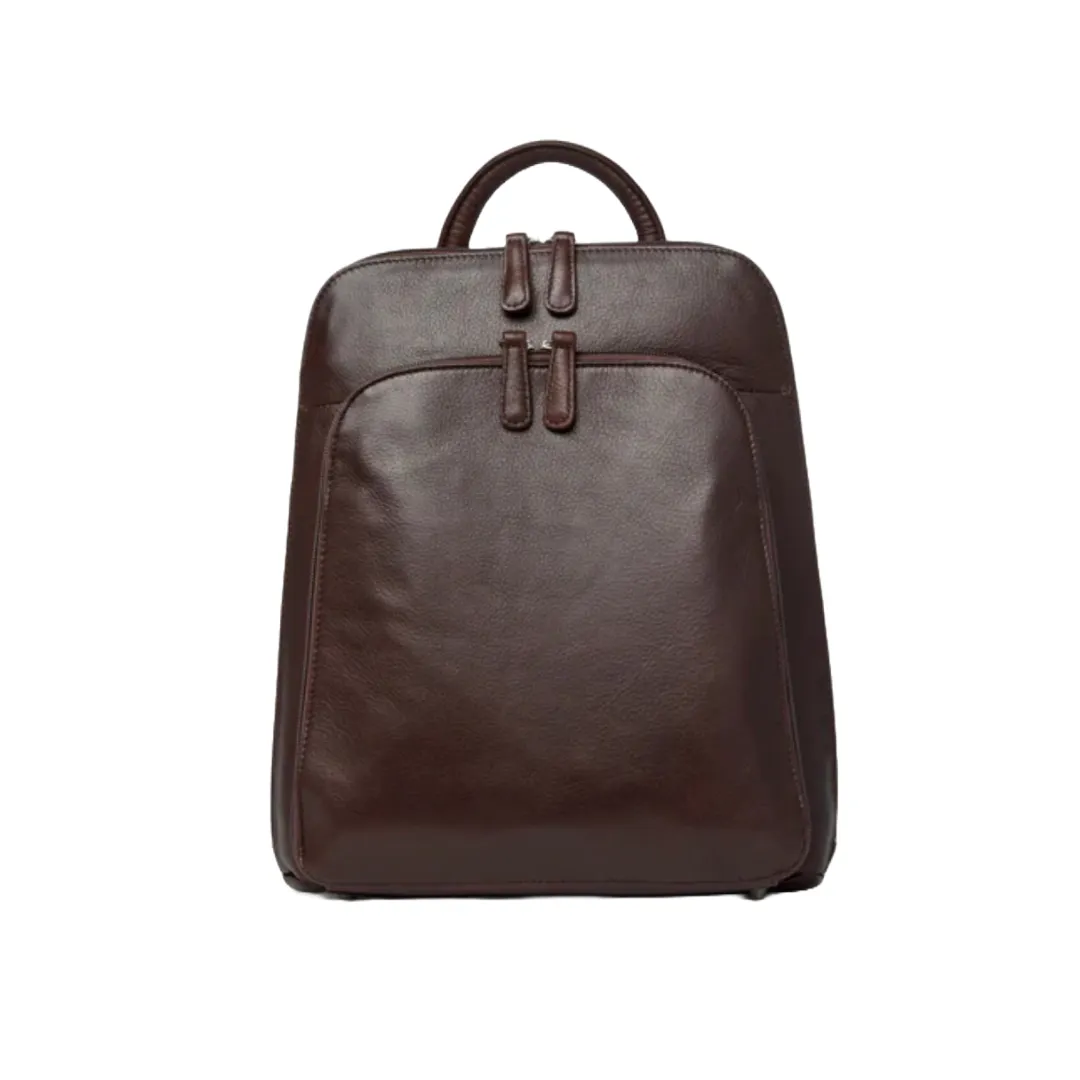 Osgoode Marley Leather RFID Organizer Backpack- 4613