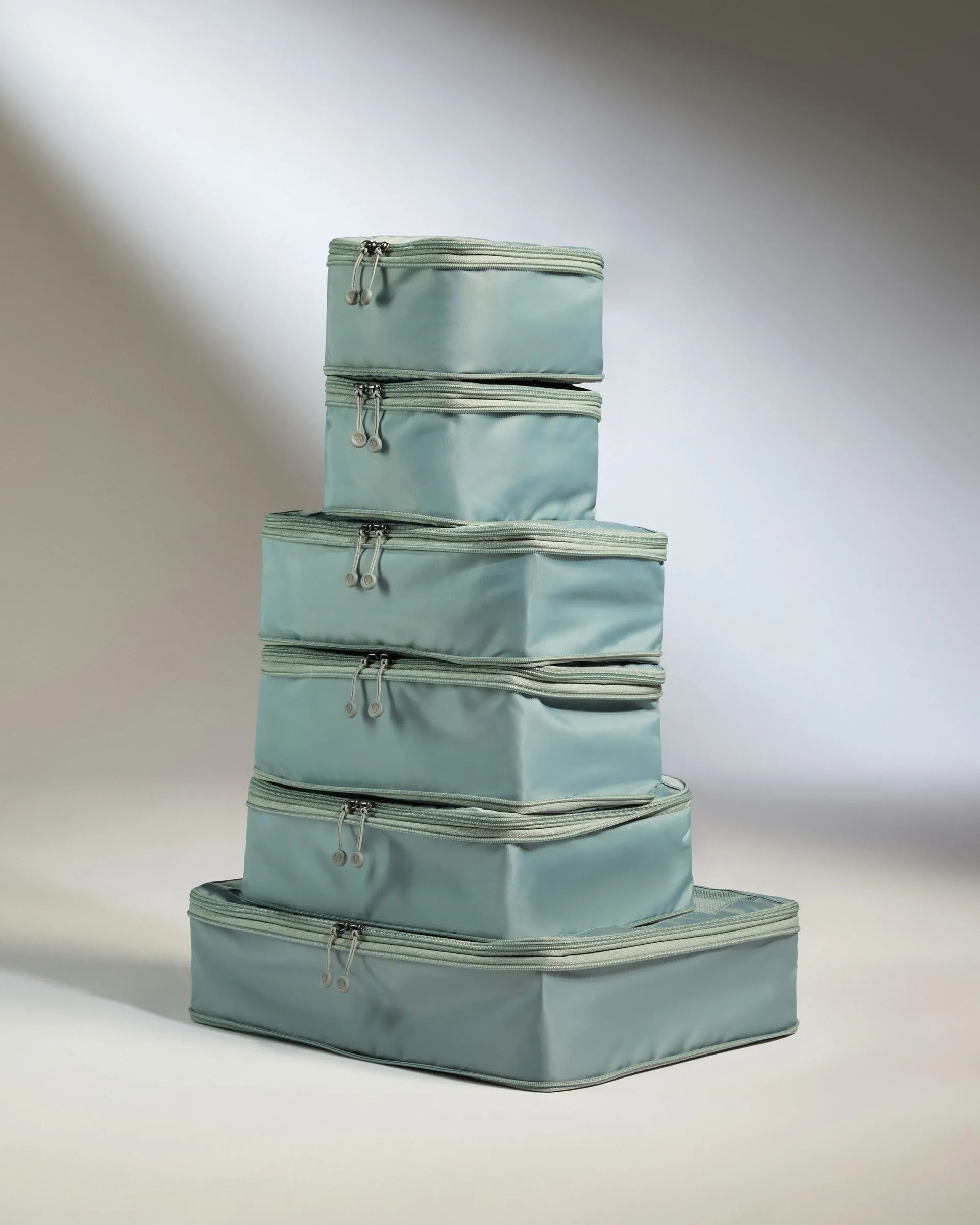 Packing Cubes in Mist Blue - Set of 6