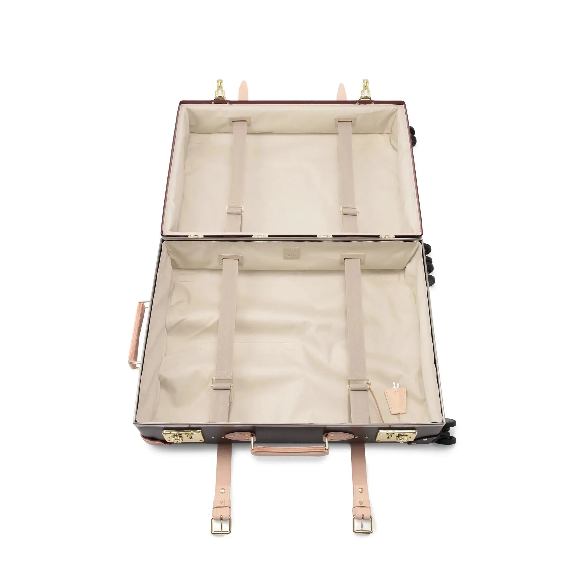 Safari · Large Check-In - 4 Wheels | Brown/Natural