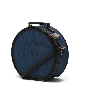 The Editor - Navy Hatbox Small