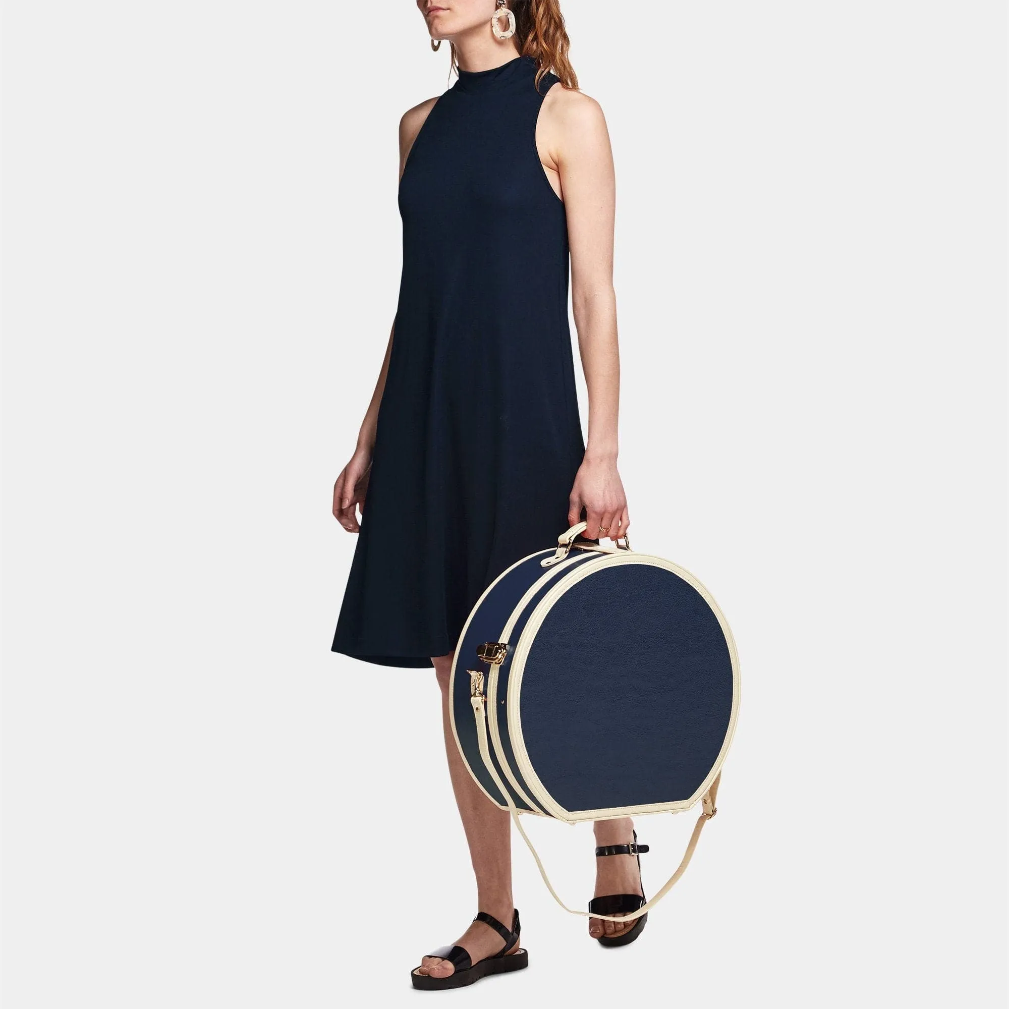 The Entrepreneur - Navy Hatbox Deluxe