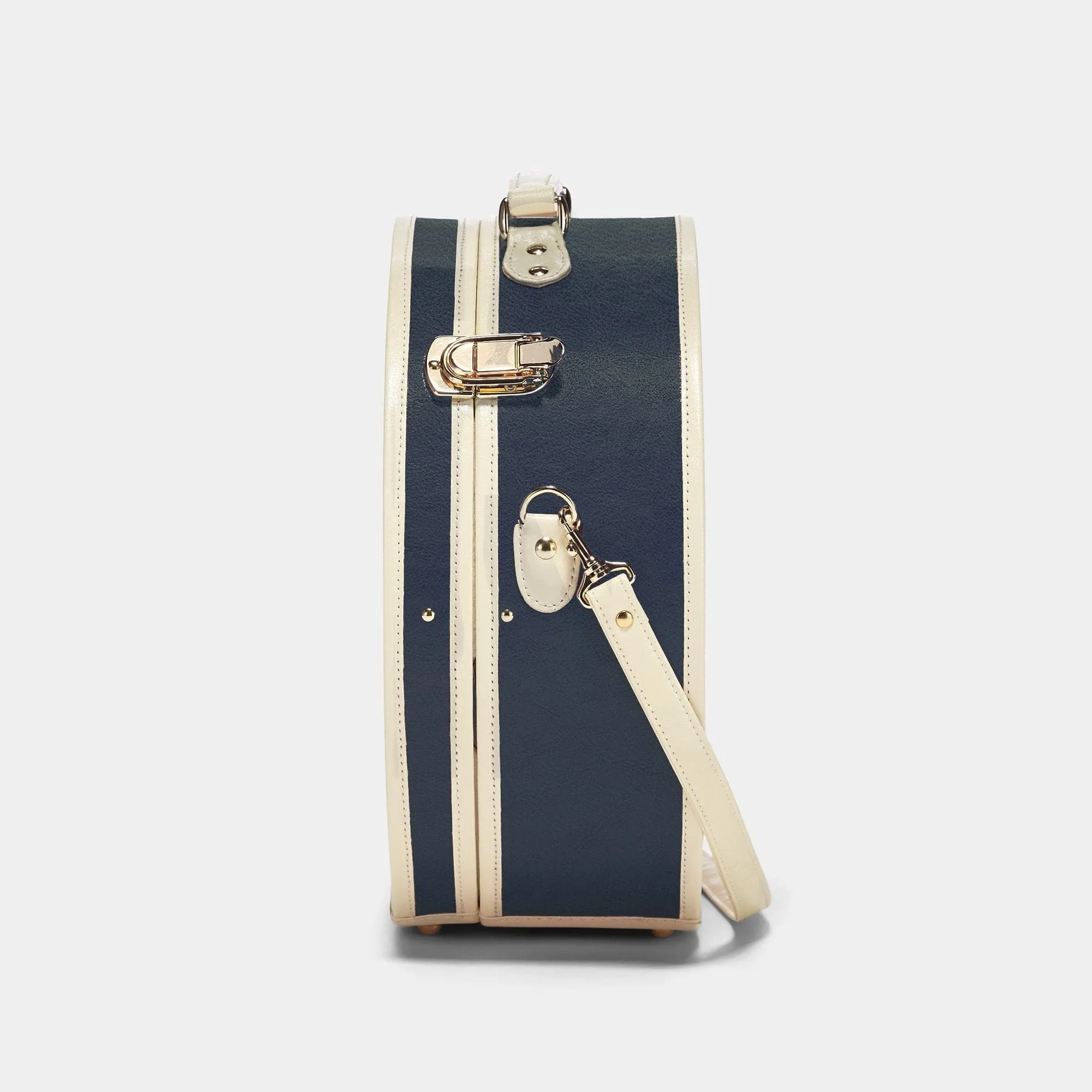 The Entrepreneur - Navy Hatbox Large