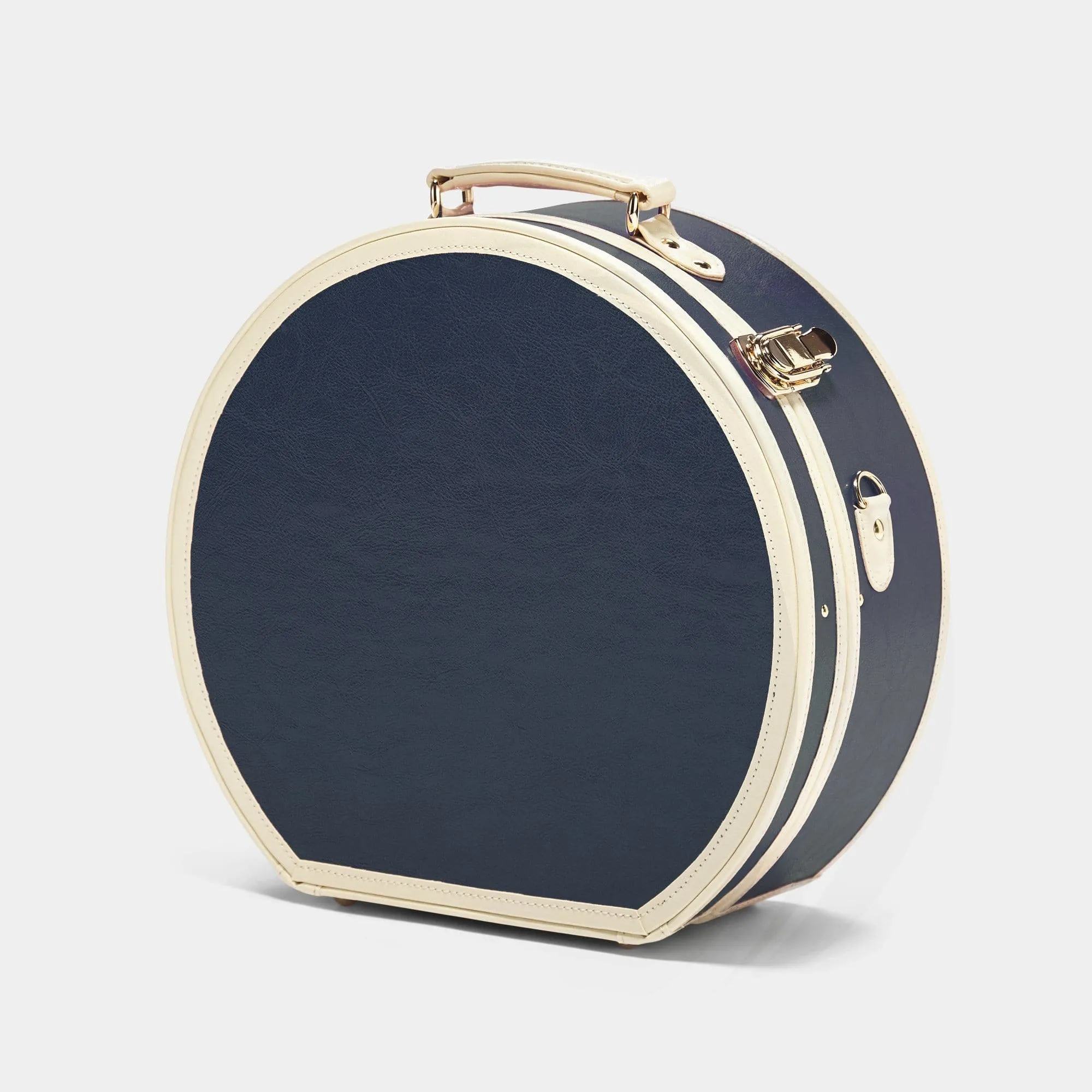 The Entrepreneur - Navy Hatbox Large