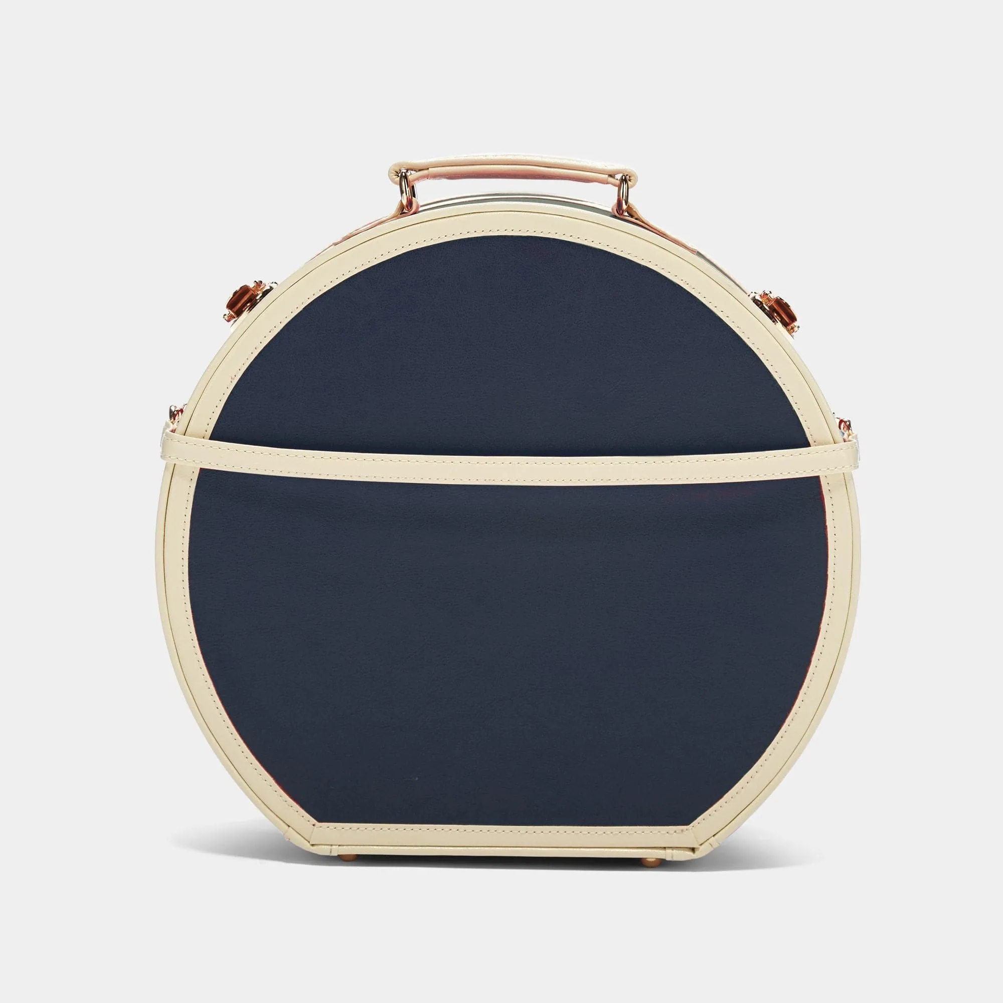 The Entrepreneur - Navy Hatbox Large